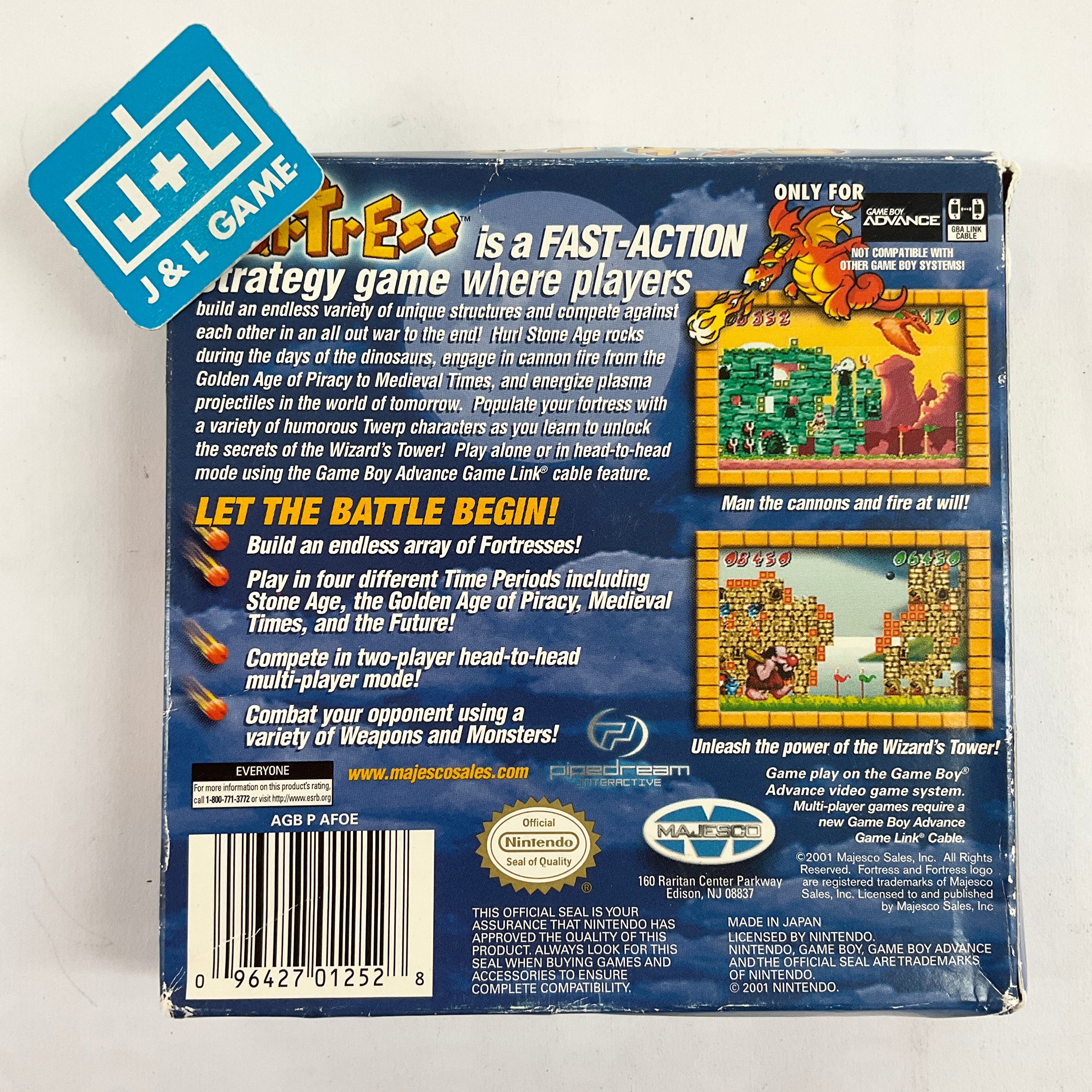 Fortress - (GBA) Game Boy Advance [Pre-Owned] Video Games Majesco   