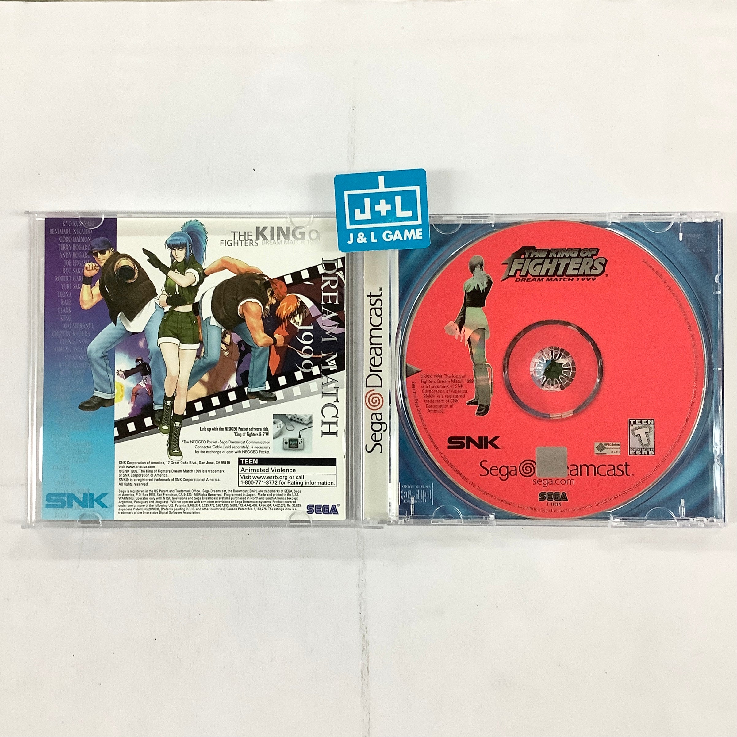 The King of Fighters: Dream Match 1999 - (DC) SEGA Dreamcast  [Pre-Owned] Video Games SNK   