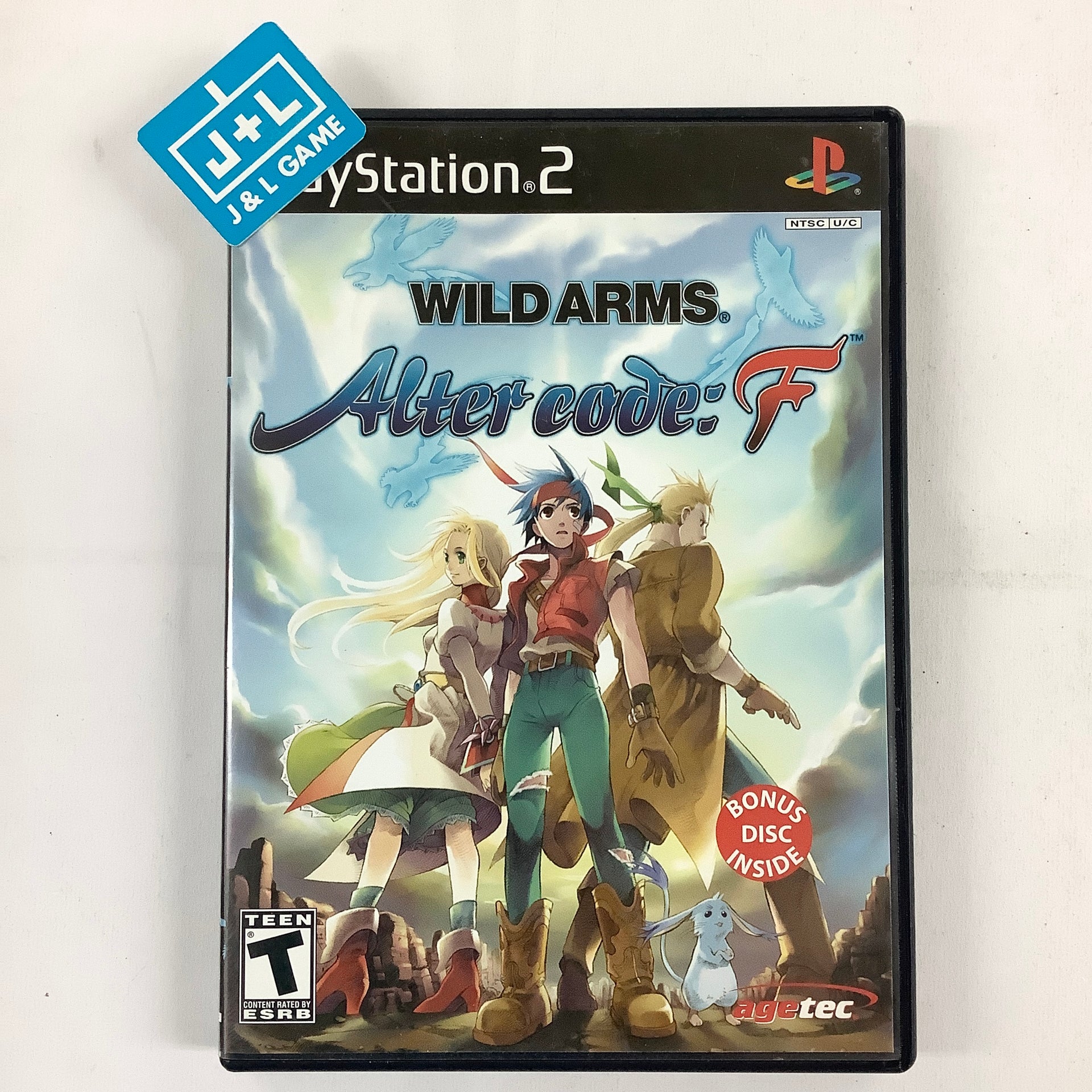 Wild Arms Alter Code F PLAYSTATION 2 Japanese Promo Official Poster B2