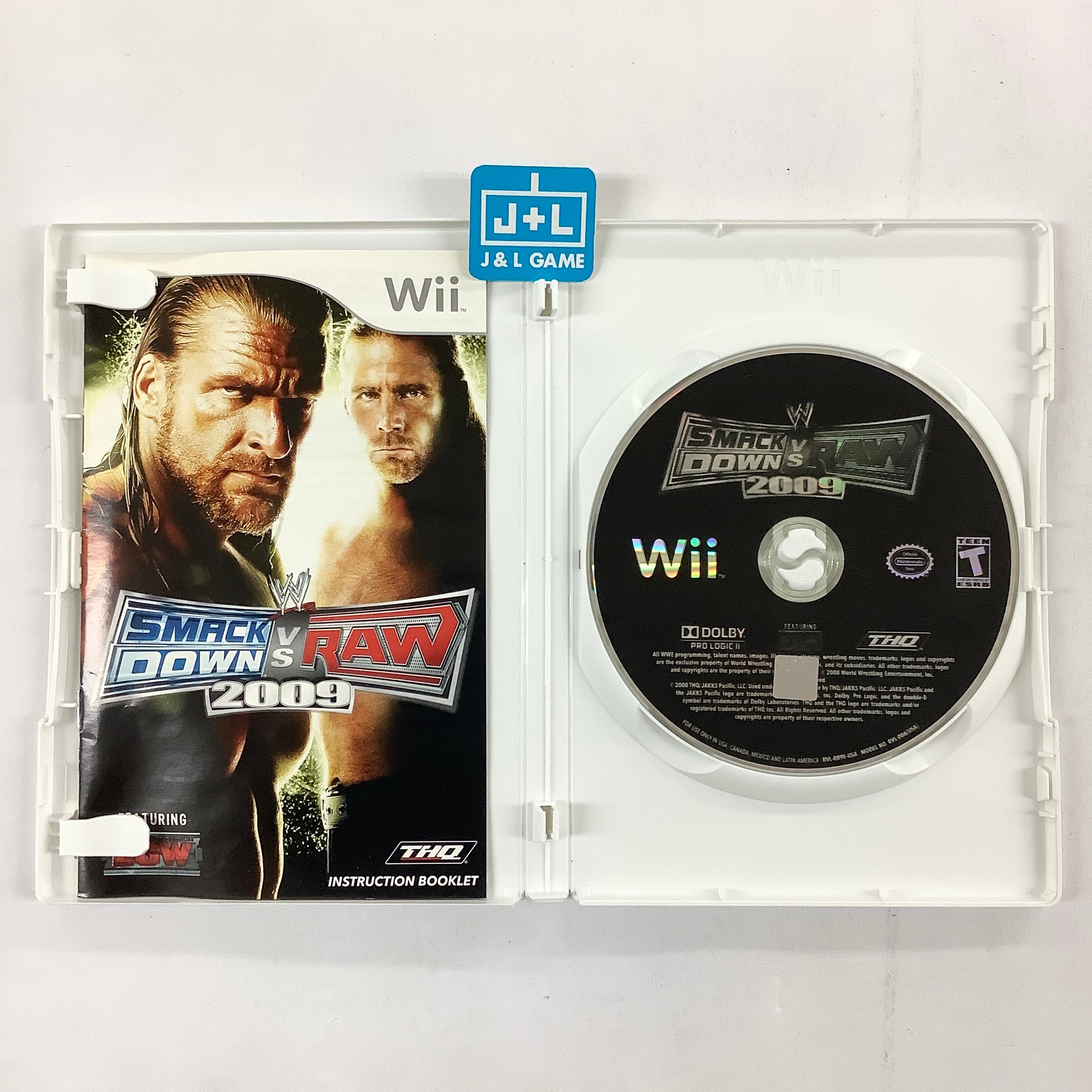 WWE SmackDown vs. Raw 2009 - Nintendo Wii [Pre-Owned] Video Games THQ   