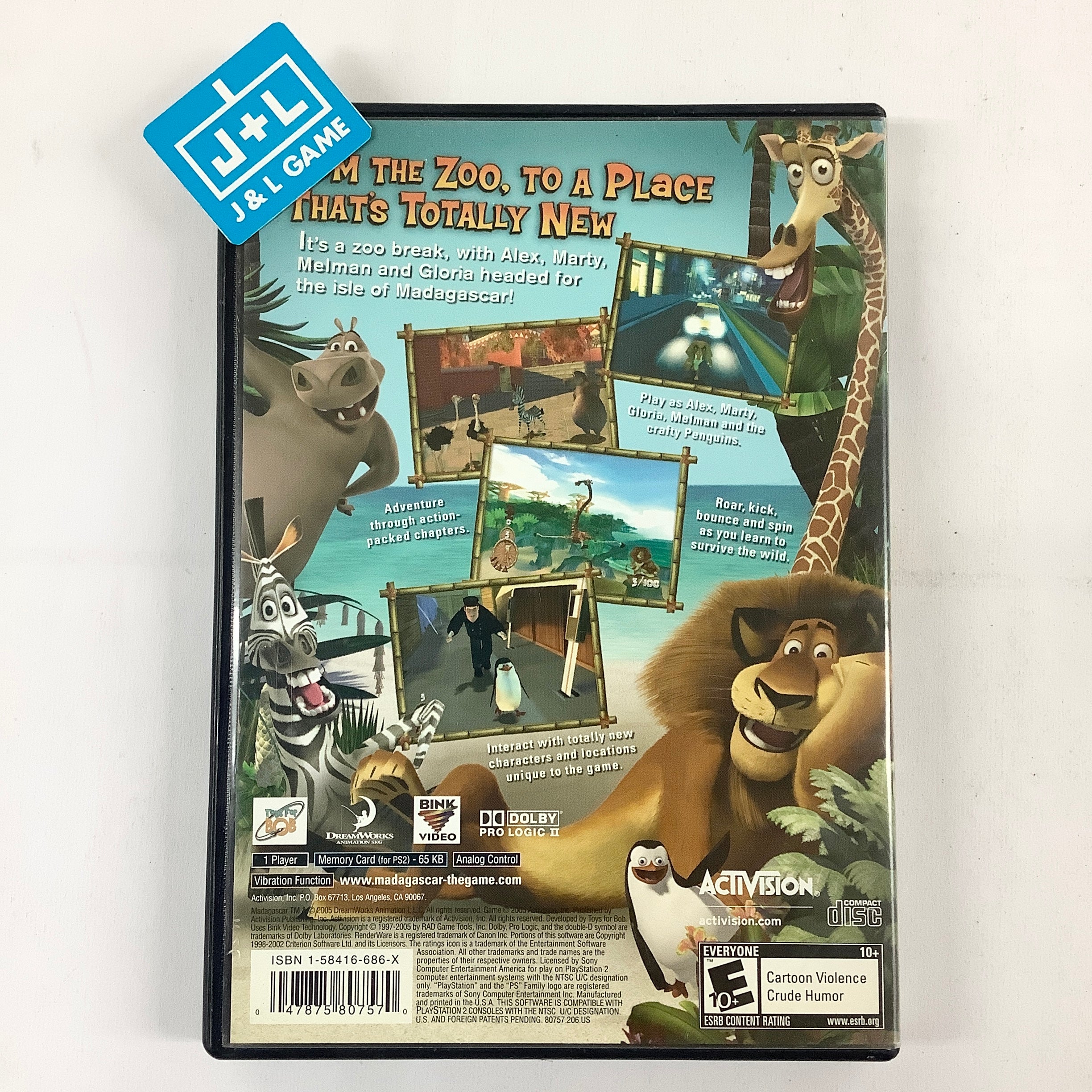Madagascar - (PS2) PlayStation 2 [Pre-Owned] Video Games Activision   