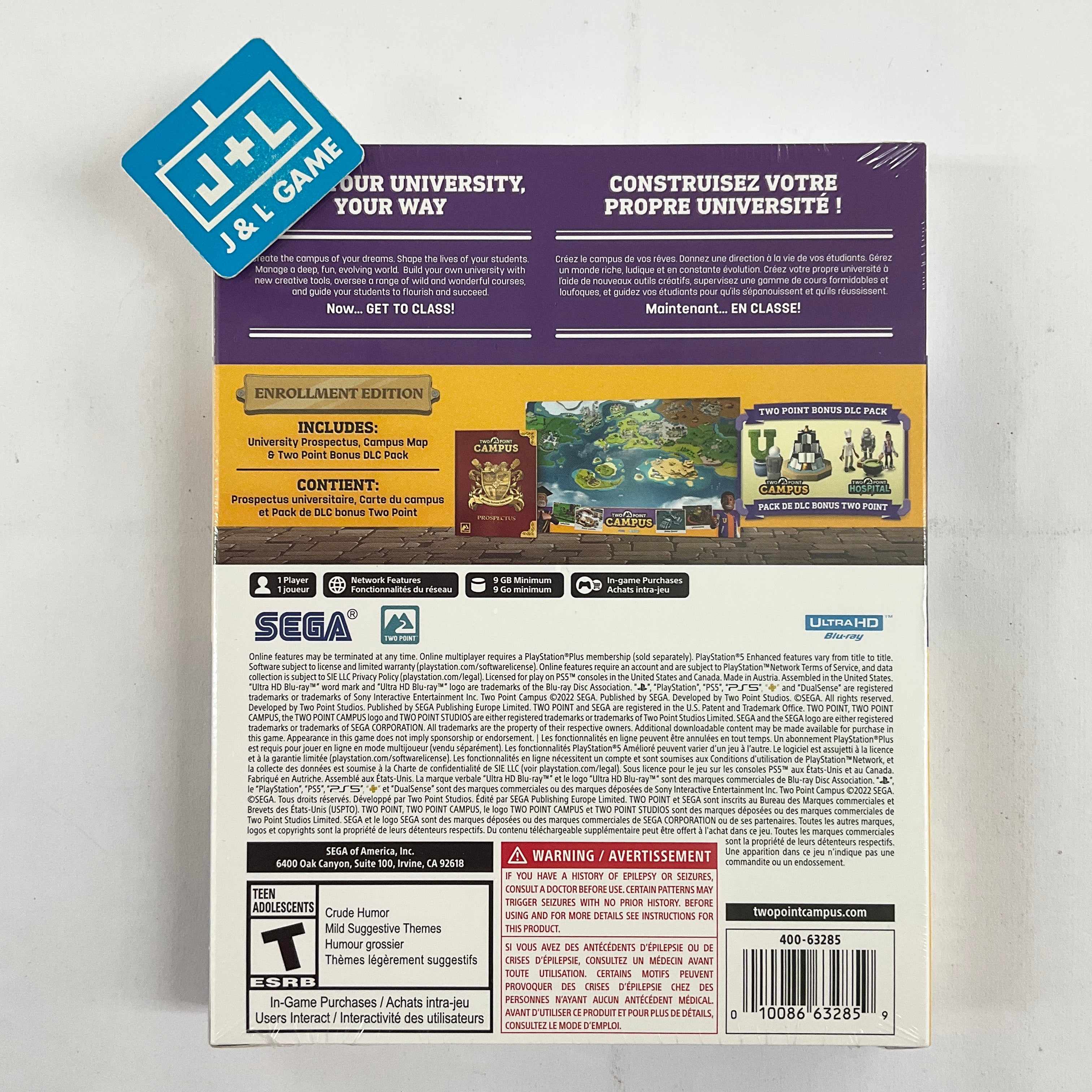 Two Point Campus: Enrollment Launch Edition - (PS5) PlayStation 5 Video Games SEGA   