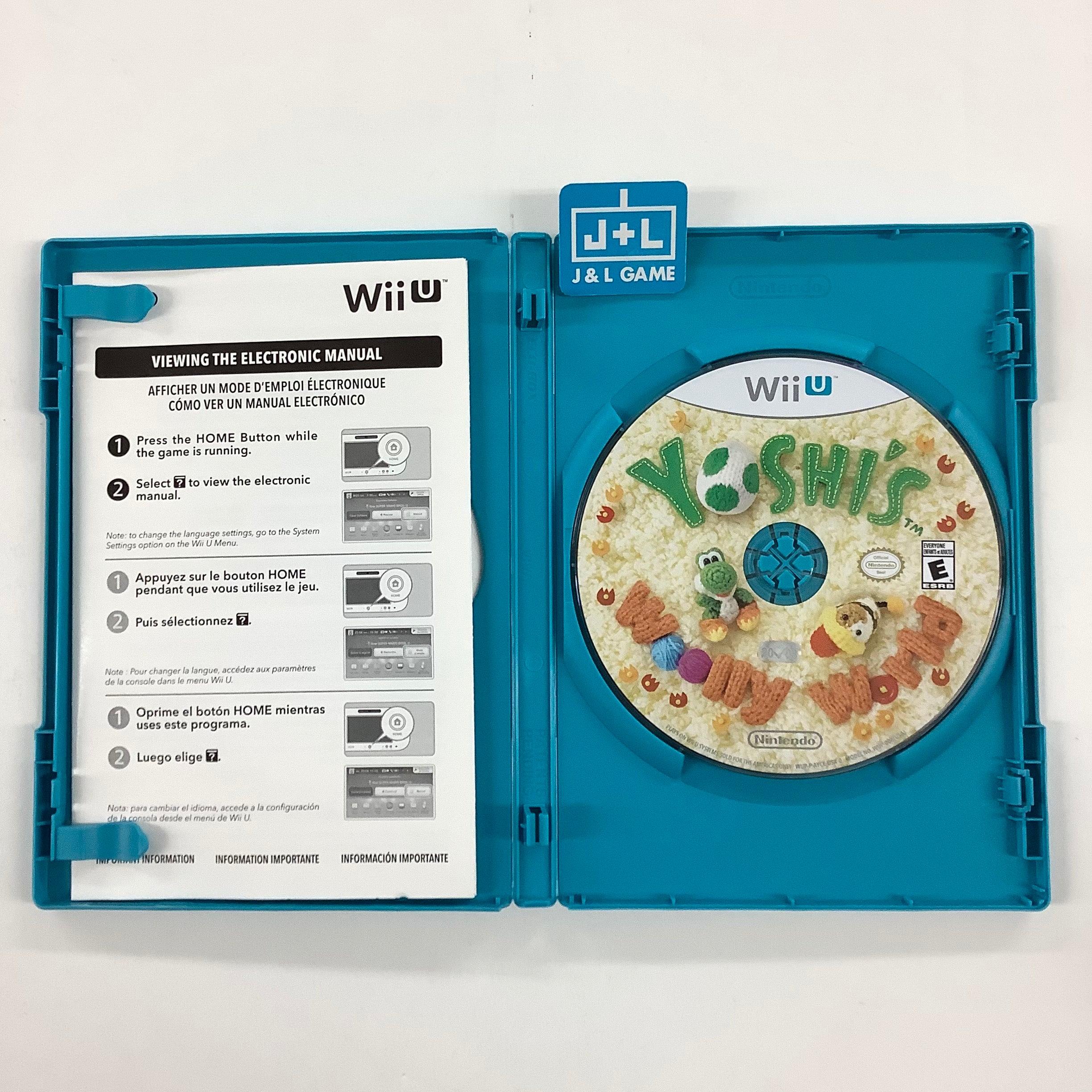 Yoshi's Woolly World - Nintendo Wii U [Pre-Owned] Video Games Nintendo   