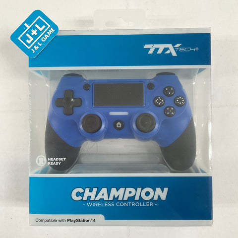TTX Playstation 4 Champion Wireless Controller (Blue) - (PS4) Playstation 4 Accessories TTX Tech   