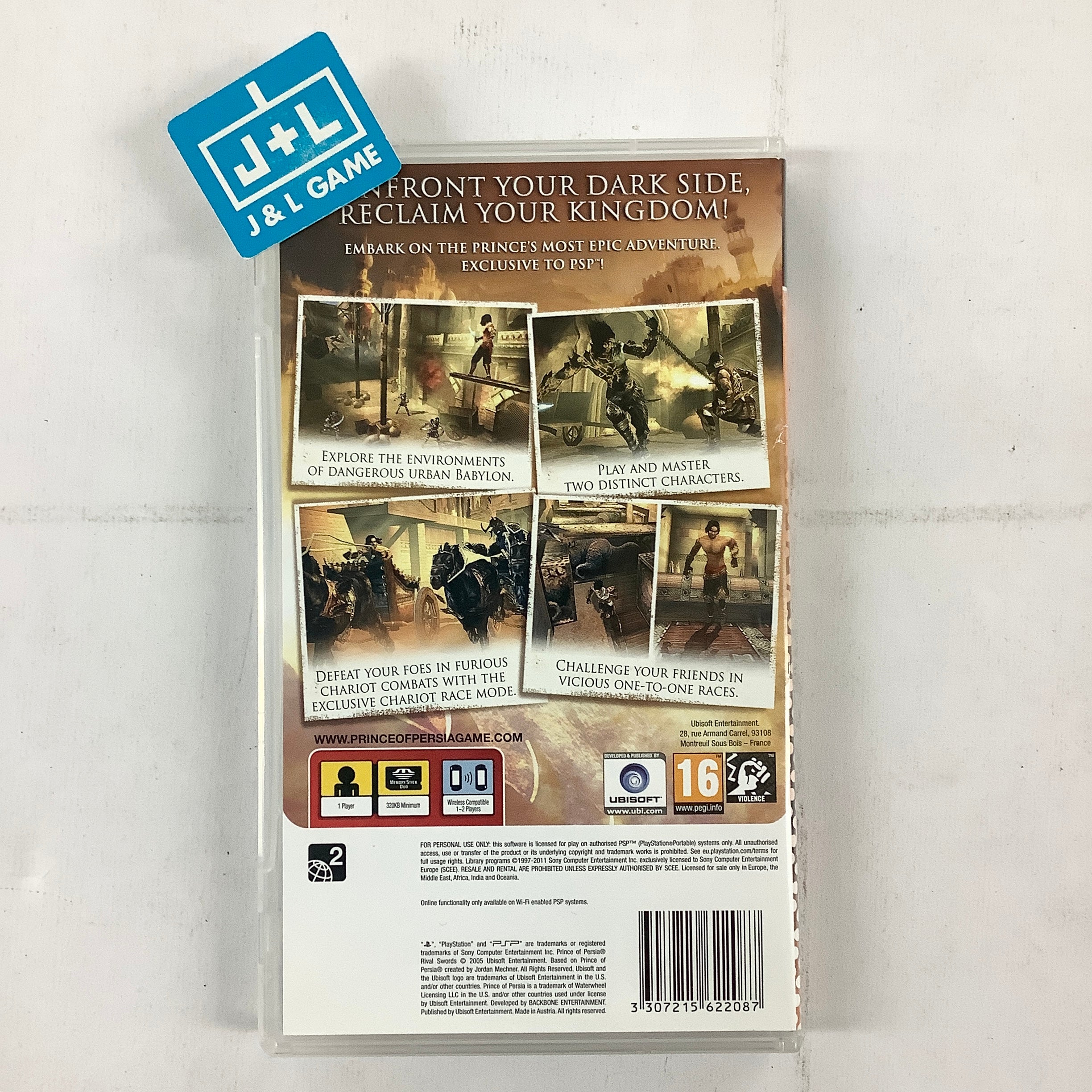 Prince of Persia Rival Swords (PSP Essentials) - Sony PSP [Pre-Owned] (European Import) Video Games Ubisoft   