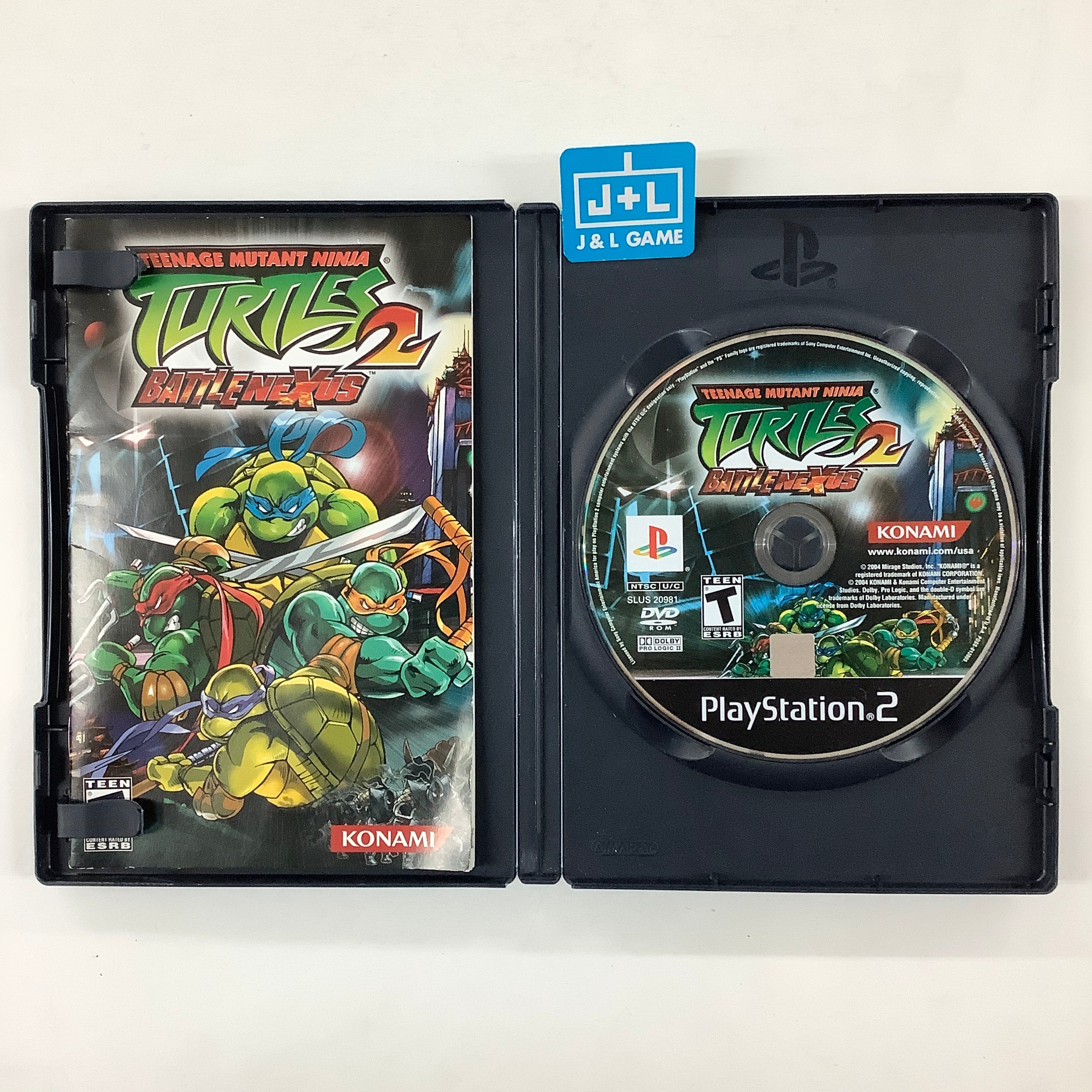 Teenage Mutant Ninja Turtles 2: Battle Nexus - (PS2) PlayStation 2 [Pre-Owned] Video Games Konami   