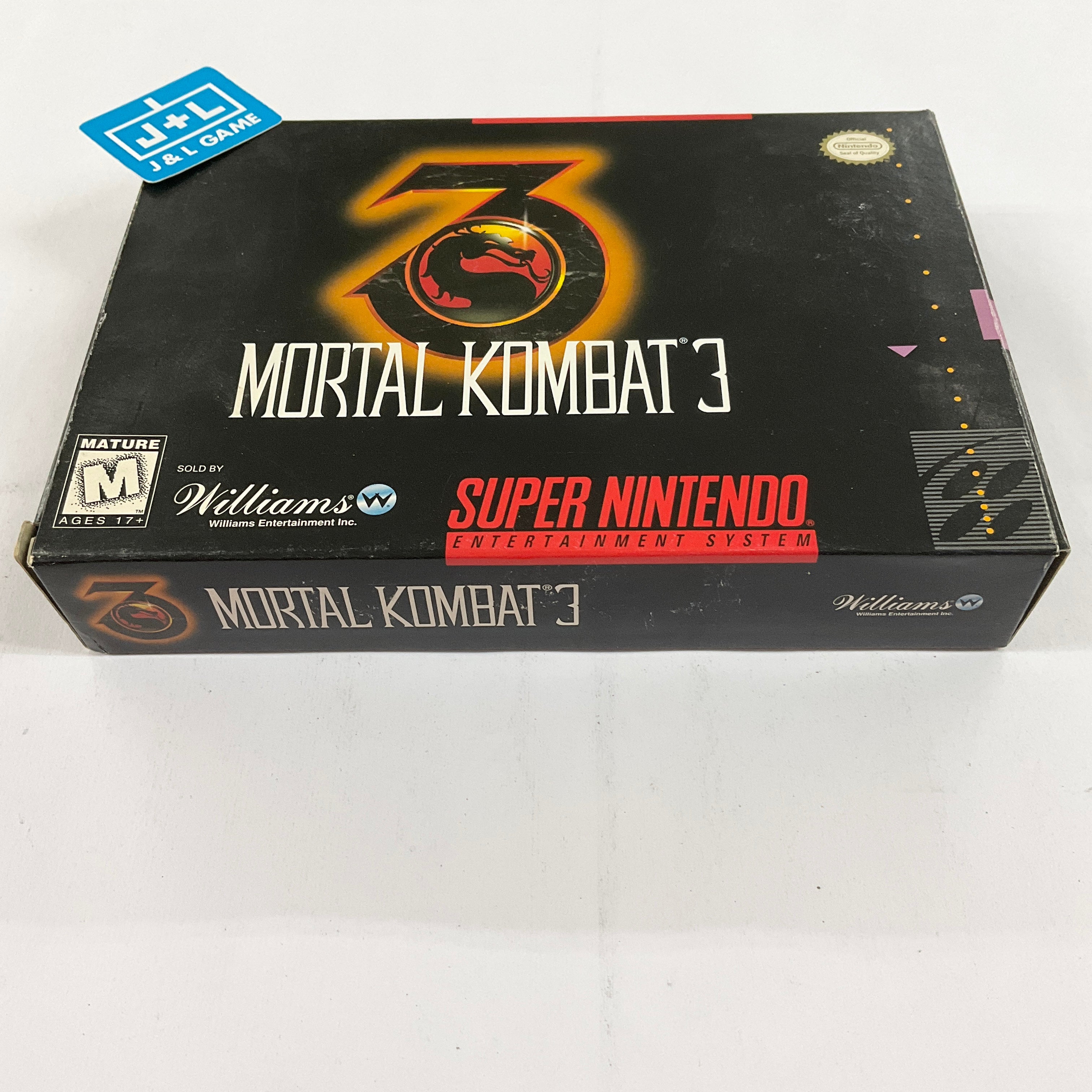 Mortal Kombat 3 - (SNES) Super Nintendo [Pre-Owned] Video Games Williams   