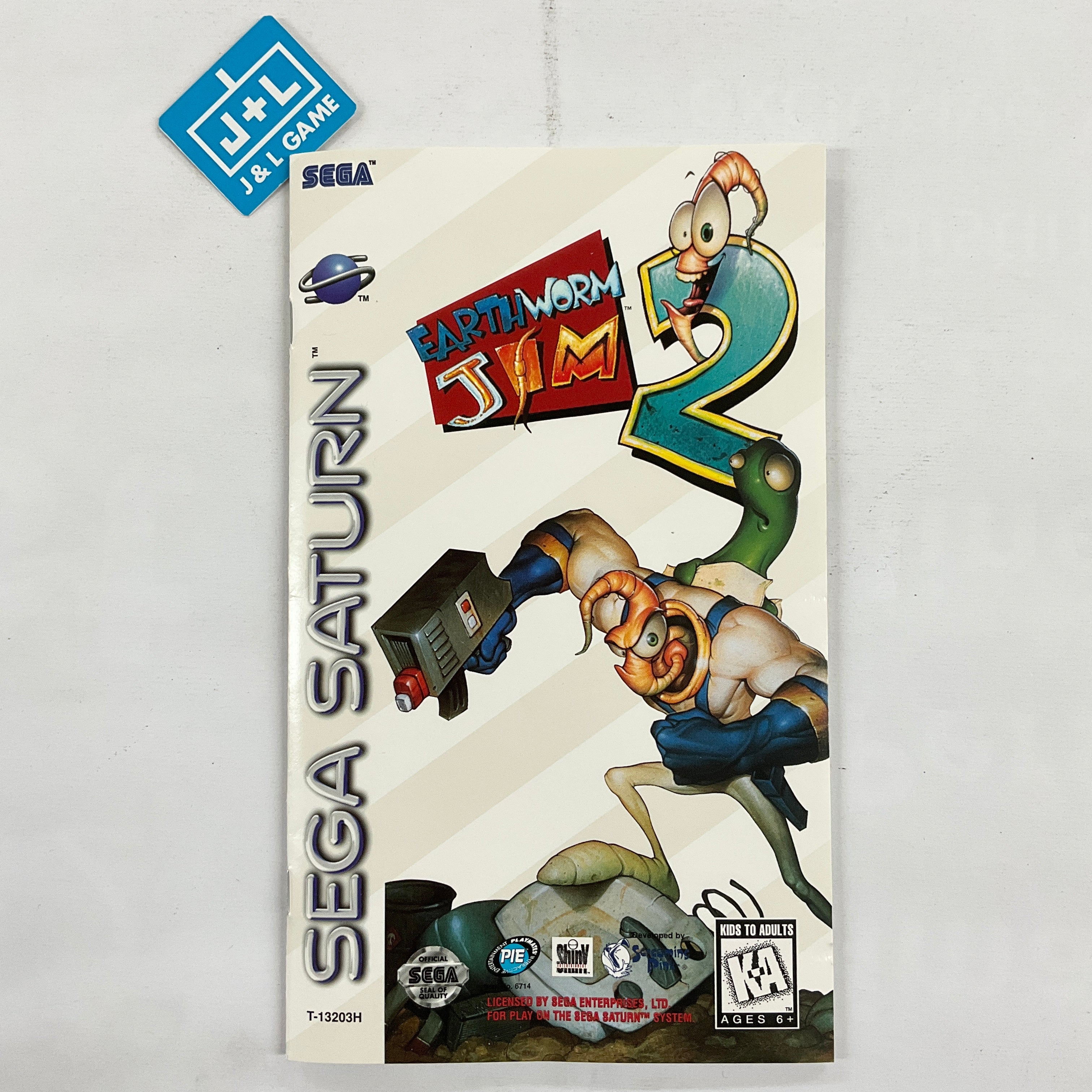 Earthworm Jim 2 - (SS) SEGA Saturn [Pre-Owned] Video Games Playmates   