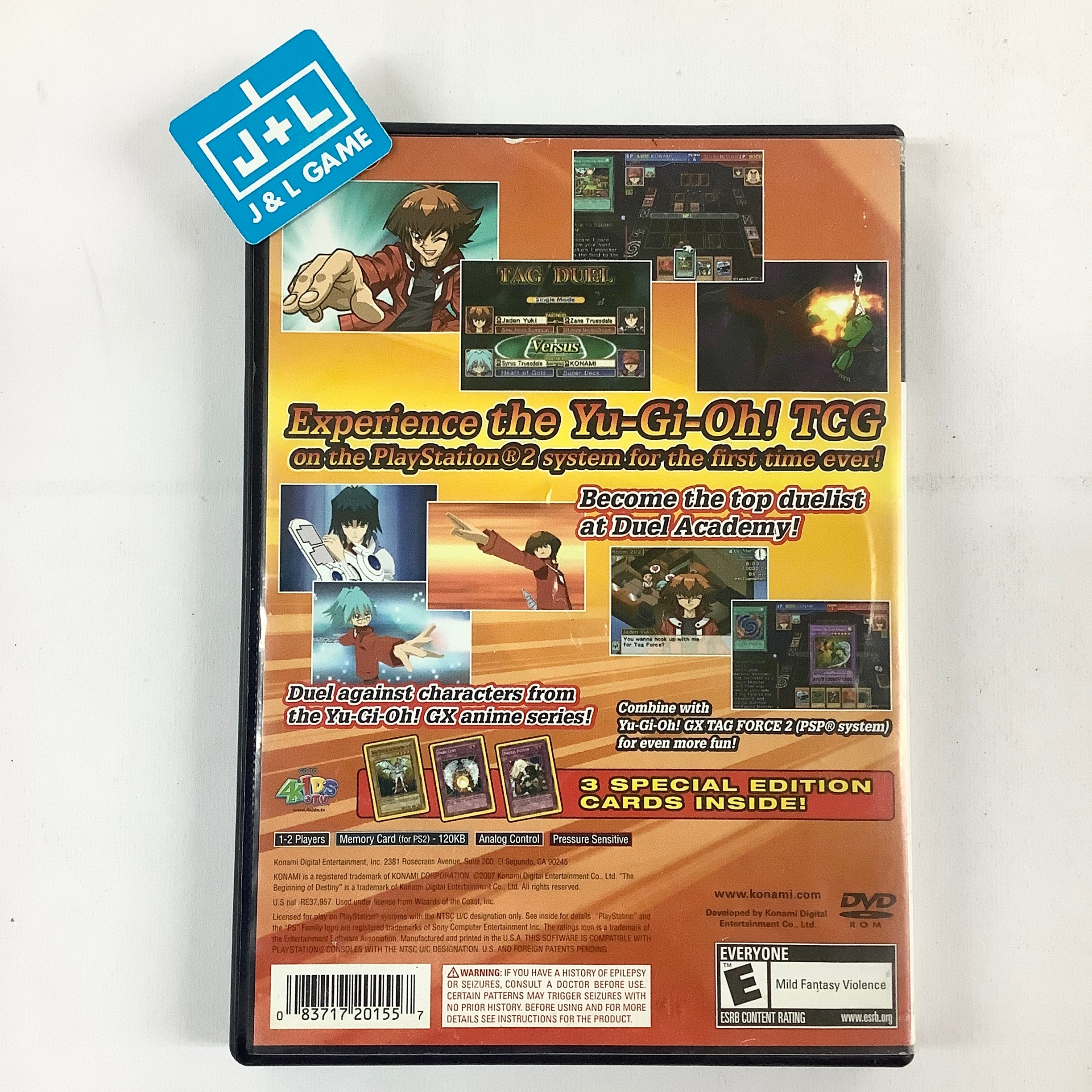 Yu-Gi-Oh! GX: The Beginning of Destiny - (PS2) PlayStation 2 [Pre-Owne | J&L Game Yu-Gi-Oh! GX: The Beginning of Destiny - (PS2) PlayStation 2 [Pre-Owne | J&L Game