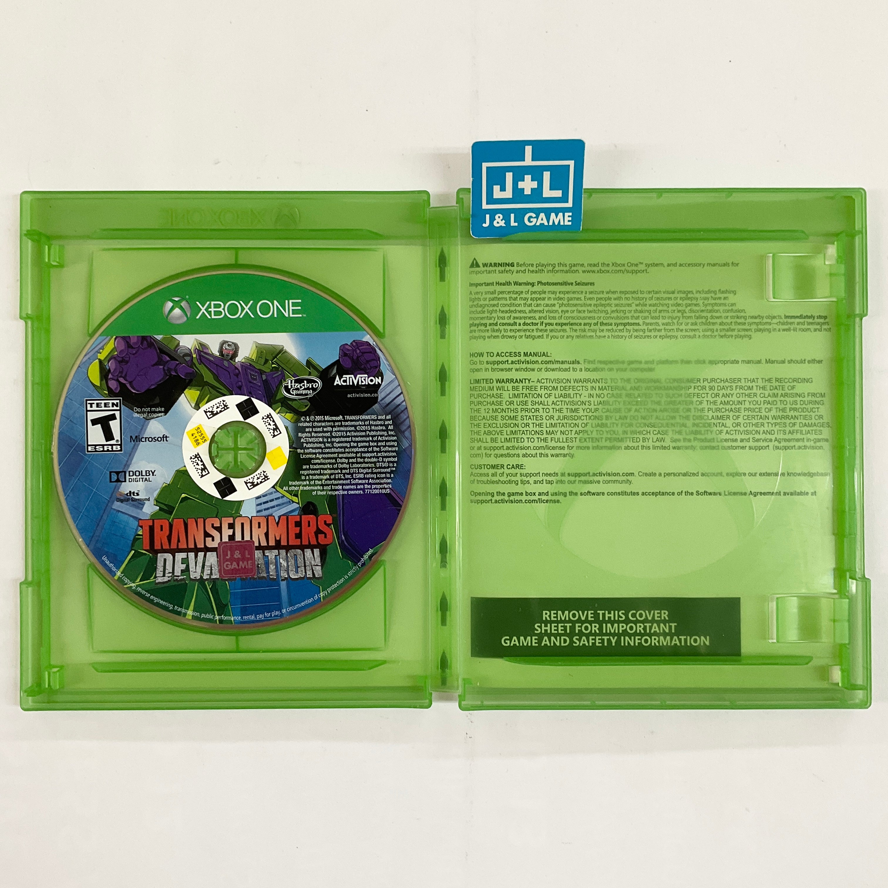Transformers Devastation - (XB1) Xbox One [Pre-Owned] Video Games ACTIVISION   