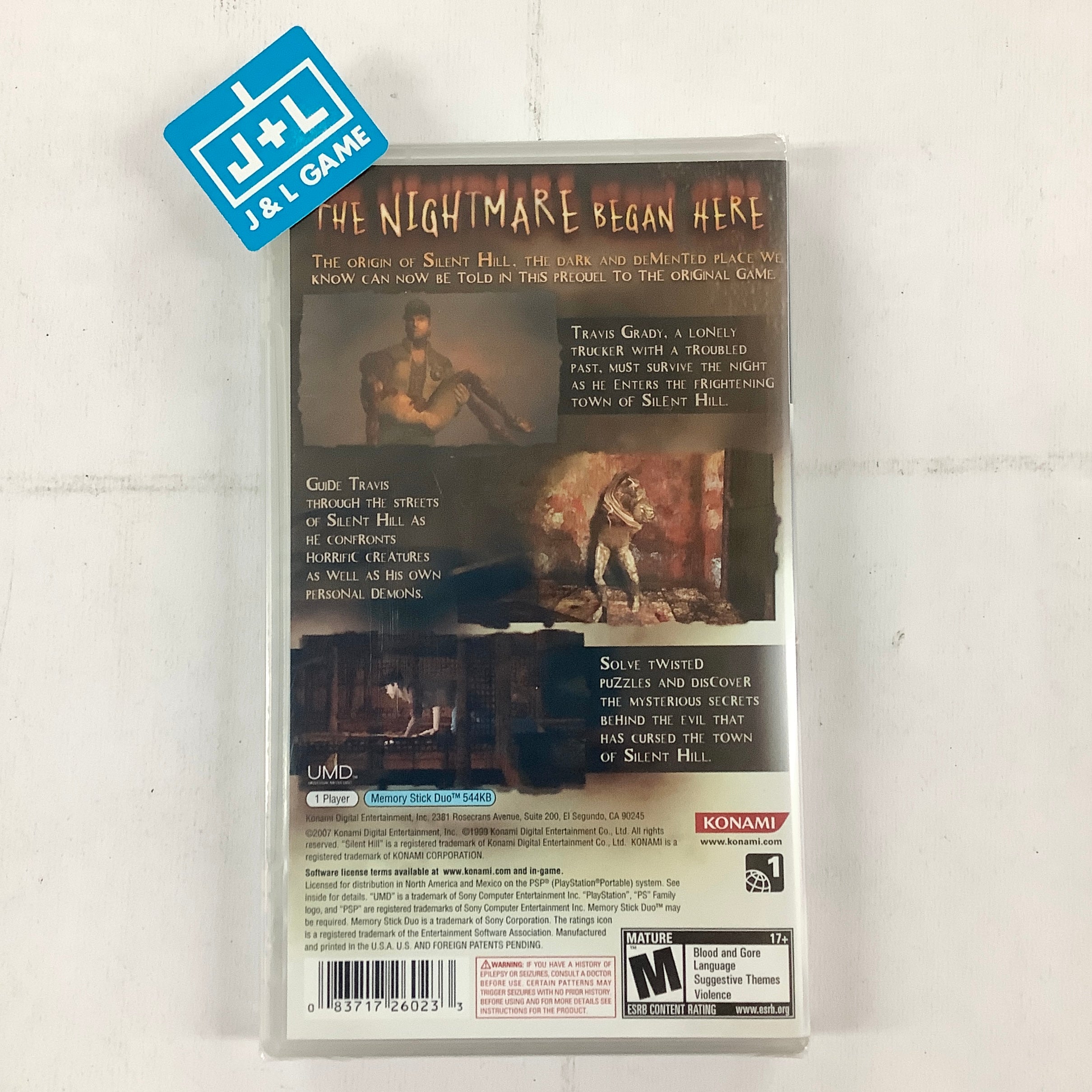 Silent Hill: Origins (Favorites) - Sony PSP Video Games Konami   