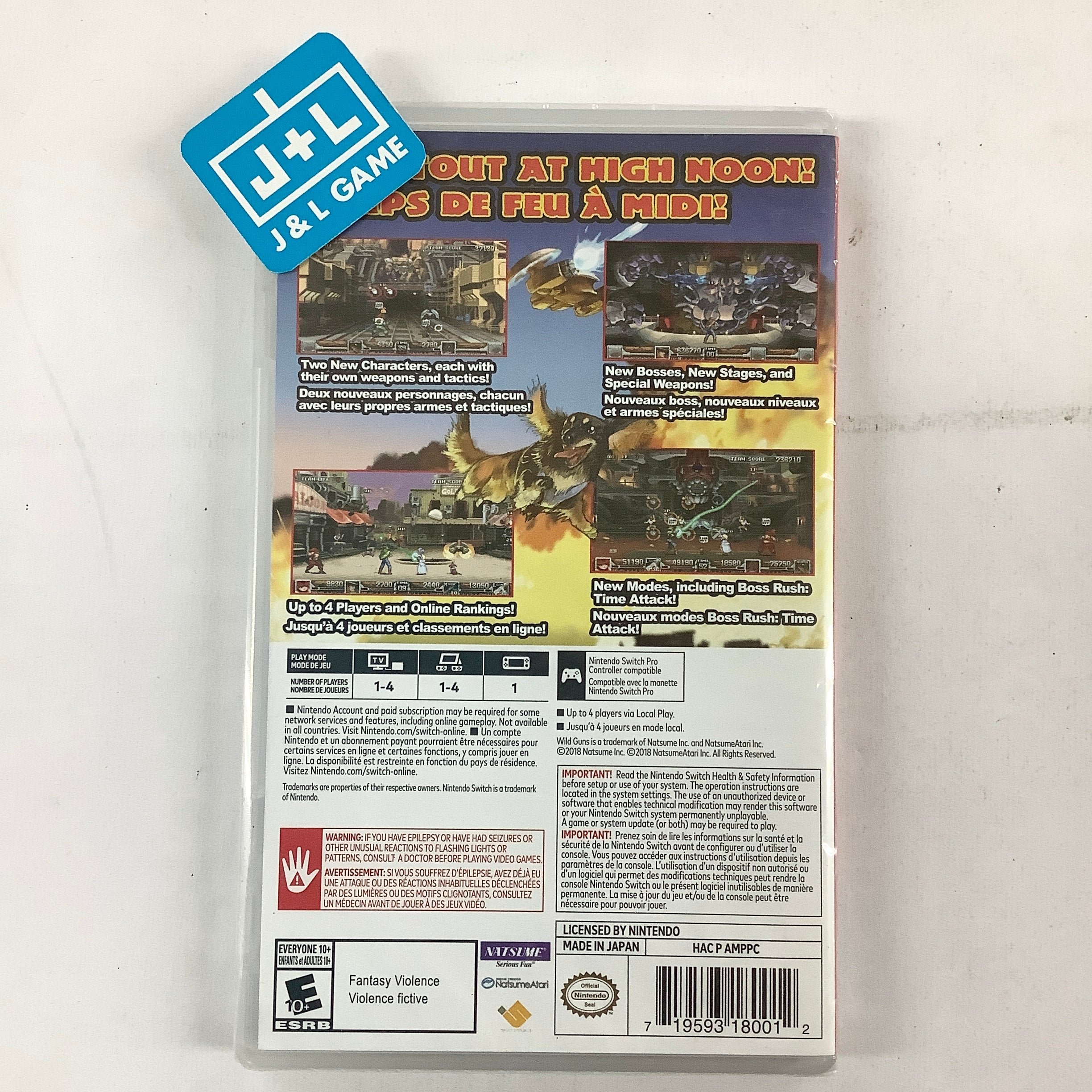 Wild Guns Reloaded - (NSW) Nintendo Switch Video Games Natsume   