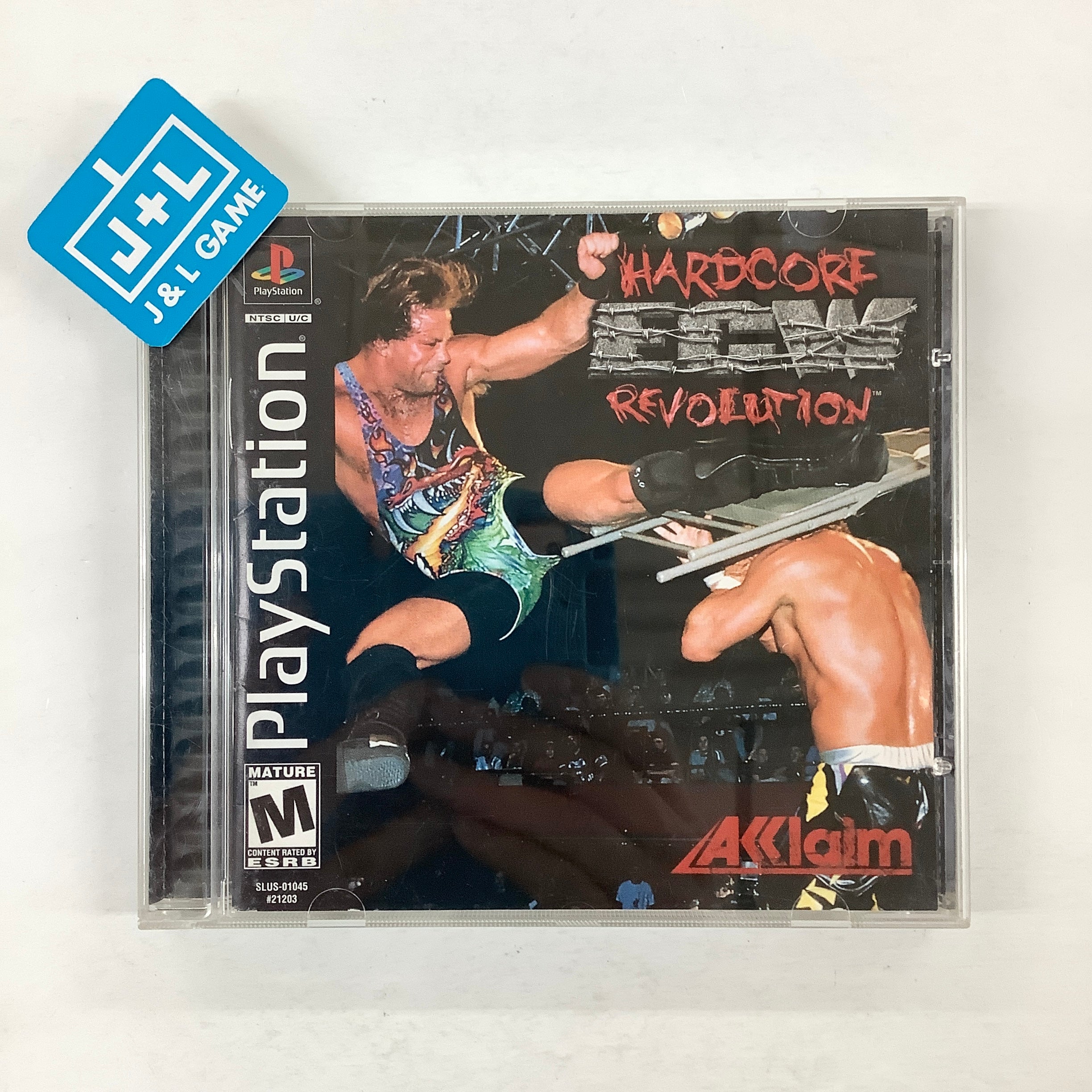 ECW Hardcore Revolution - (PS1) PlayStation 1 [Pre-Owned] Video Games Acclaim   