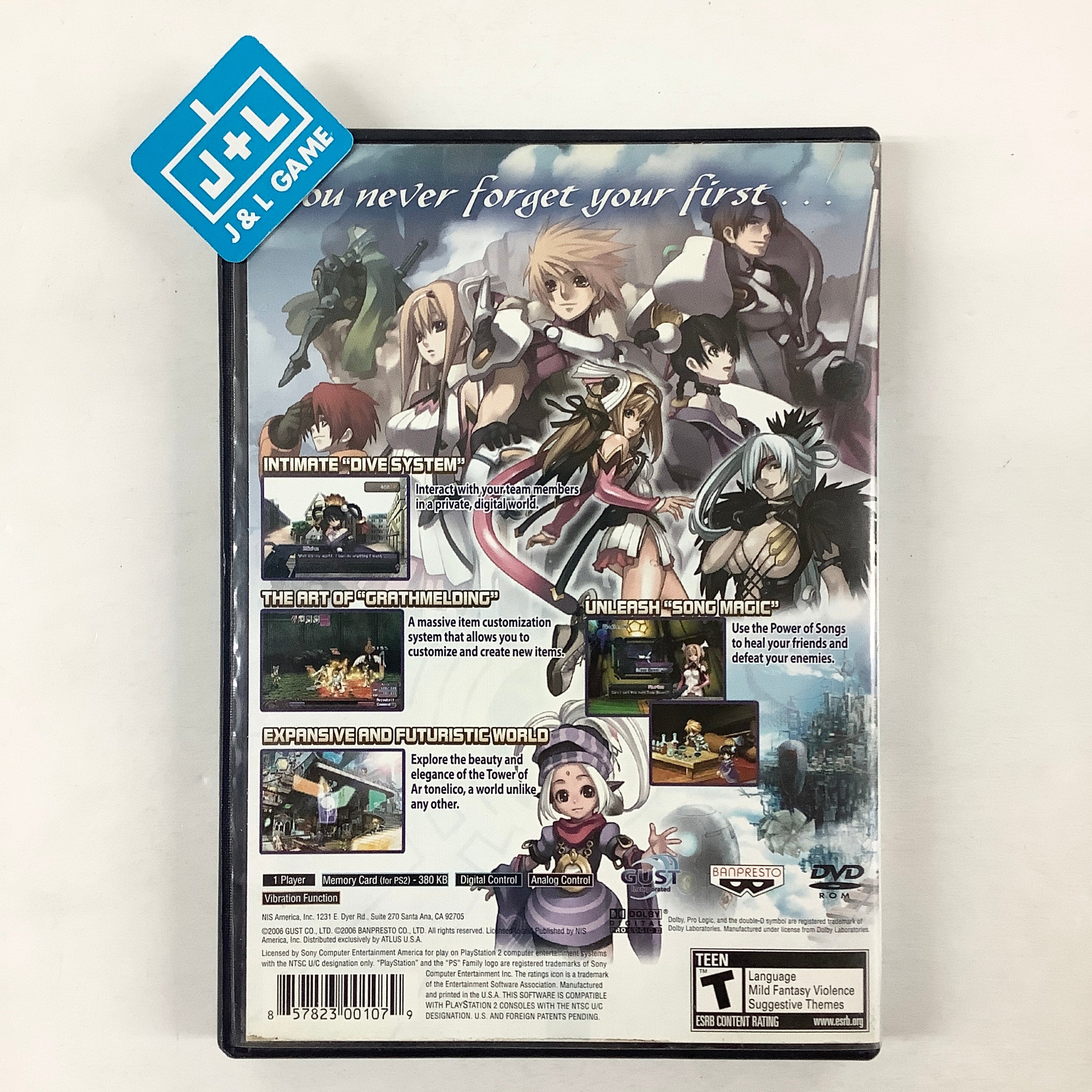 Ar tonelico: Melody of Elemia - (PS2) PlayStation 2 [Pre-Owned] Video Games NIS America   