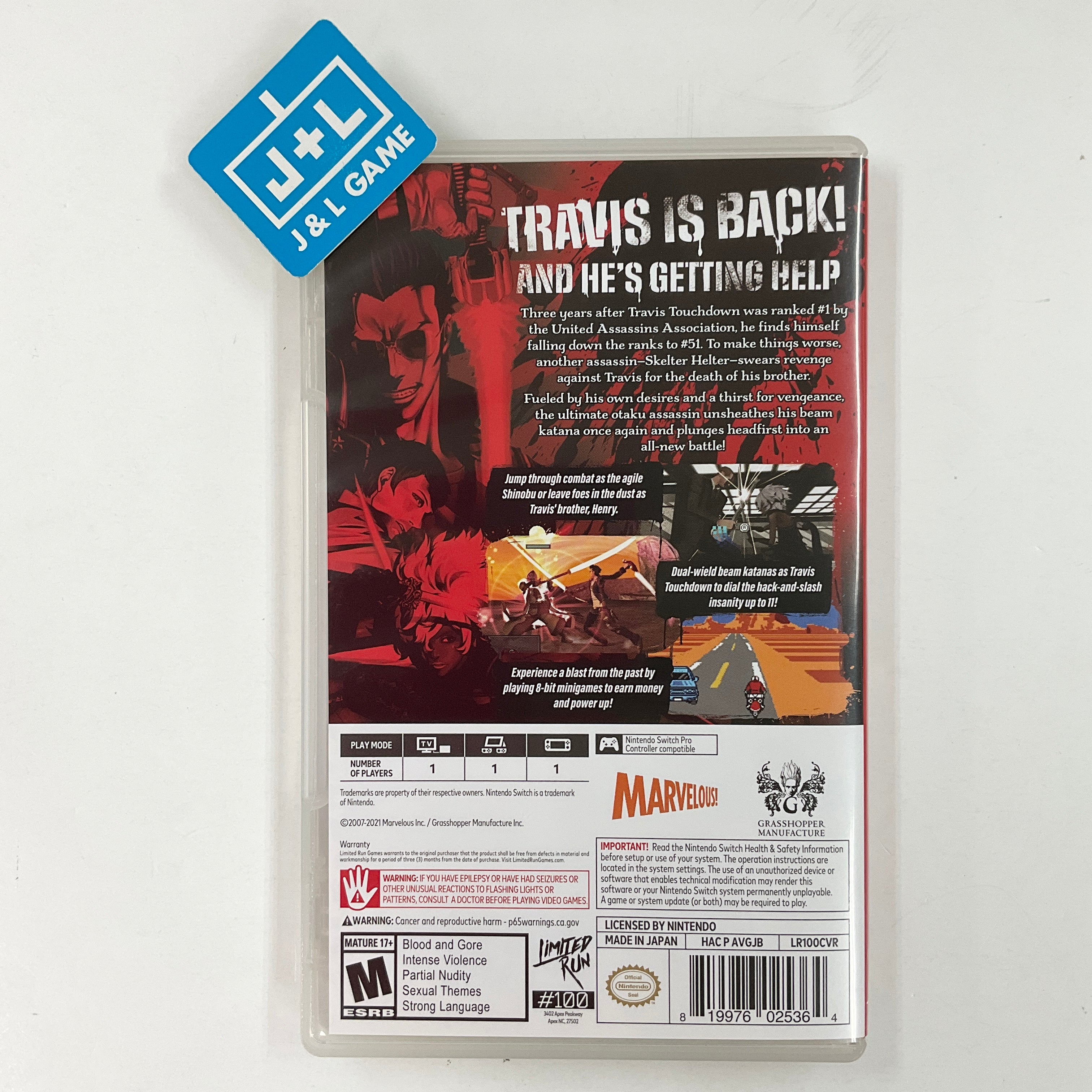 No More Heroes 2: Desperate Struggle (Limited Run #100) - (NSW) Nintendo Switch [Pre-Owned] Video Games Limited Run Games   
