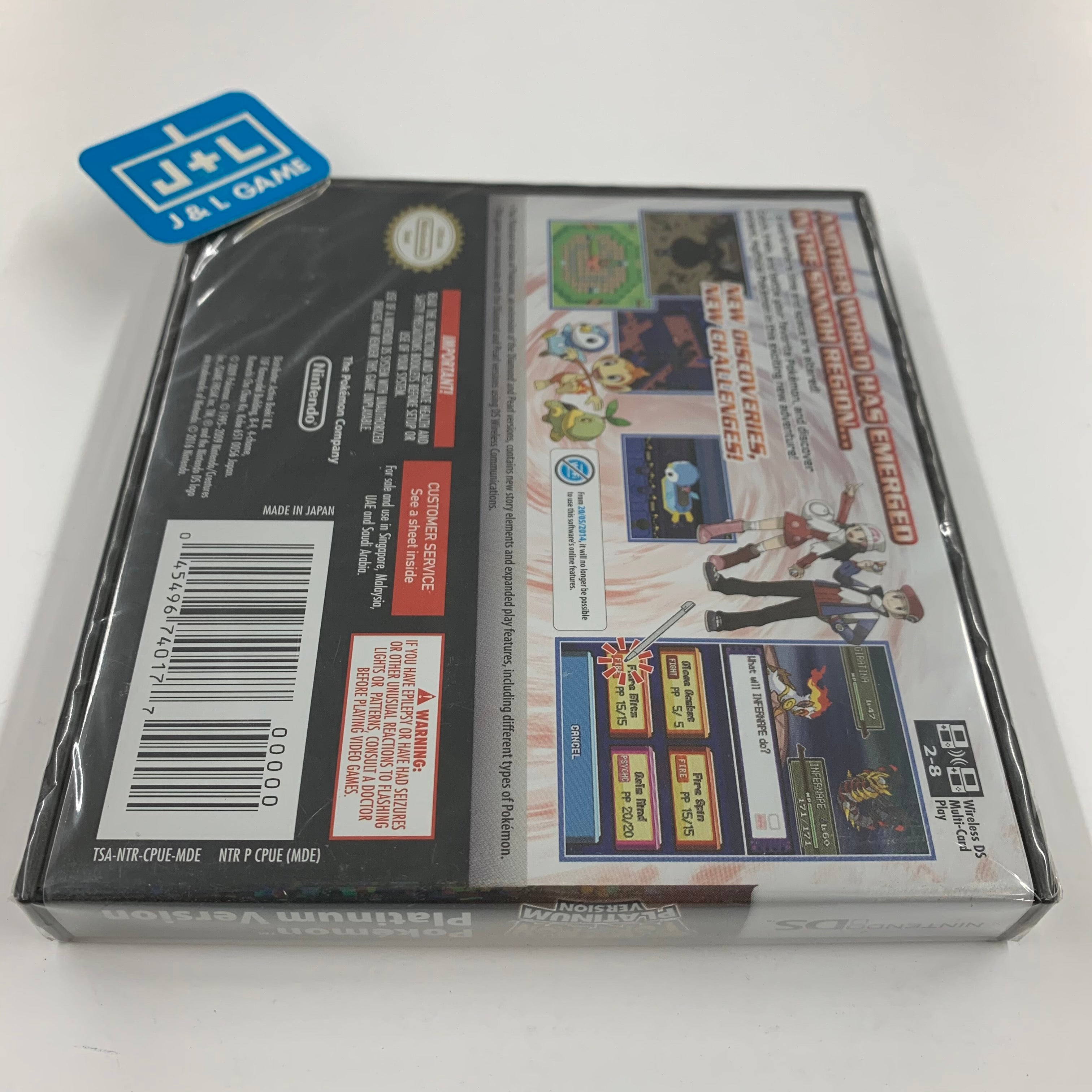 Pokemon Platinum Version (World Edition) - (NDS) Nintendo DS Video Games Nintendo   