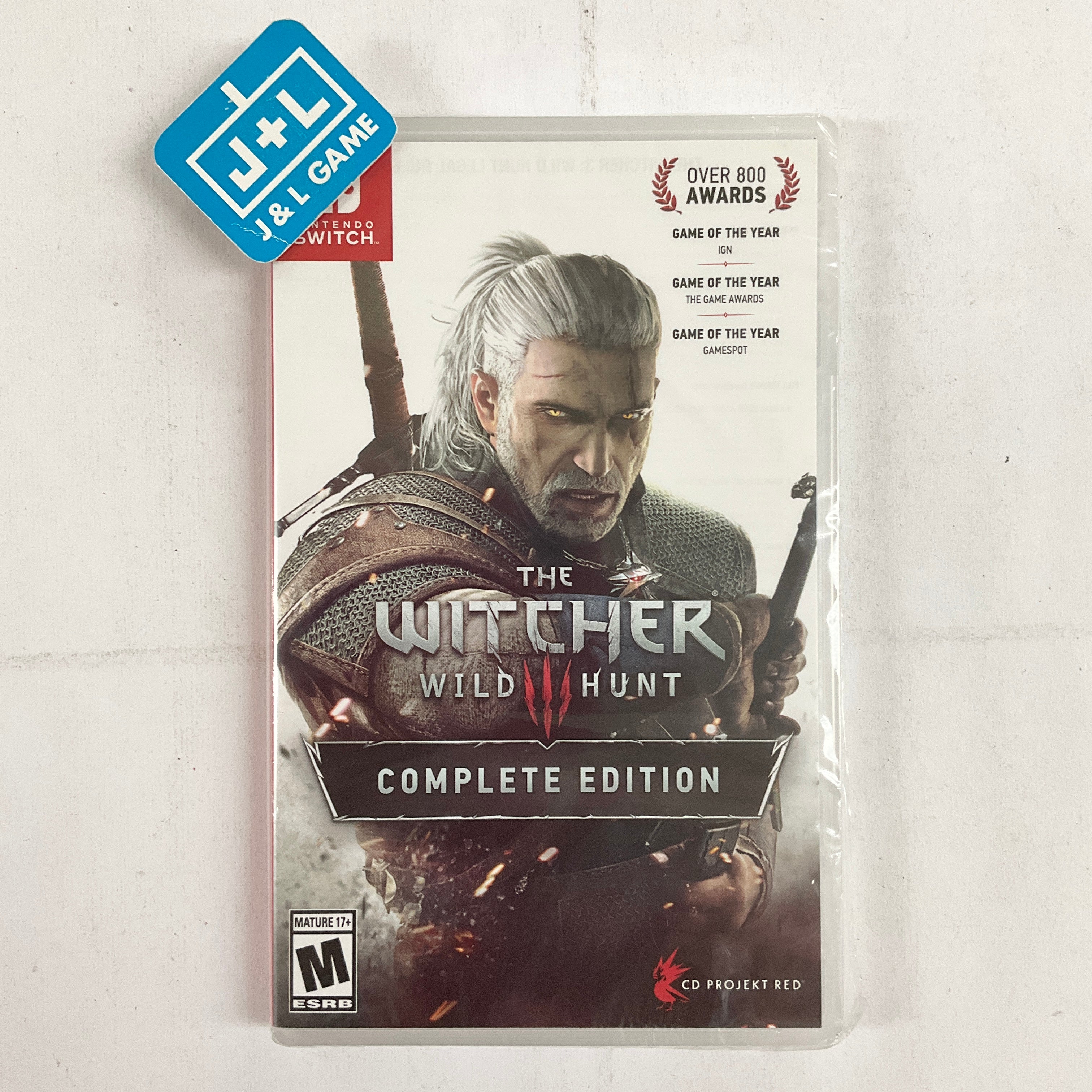 The Witcher 3: Wild Hunt Complete Edition - (NSW) Nintendo Switch Video Games CD Projekt Red   