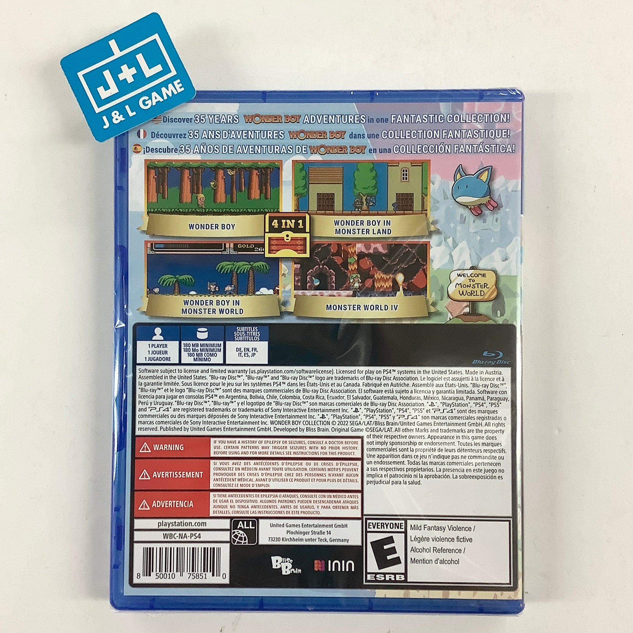 Wonder Boy Collection - (PS4) PlayStation 4 Video Games ININ   