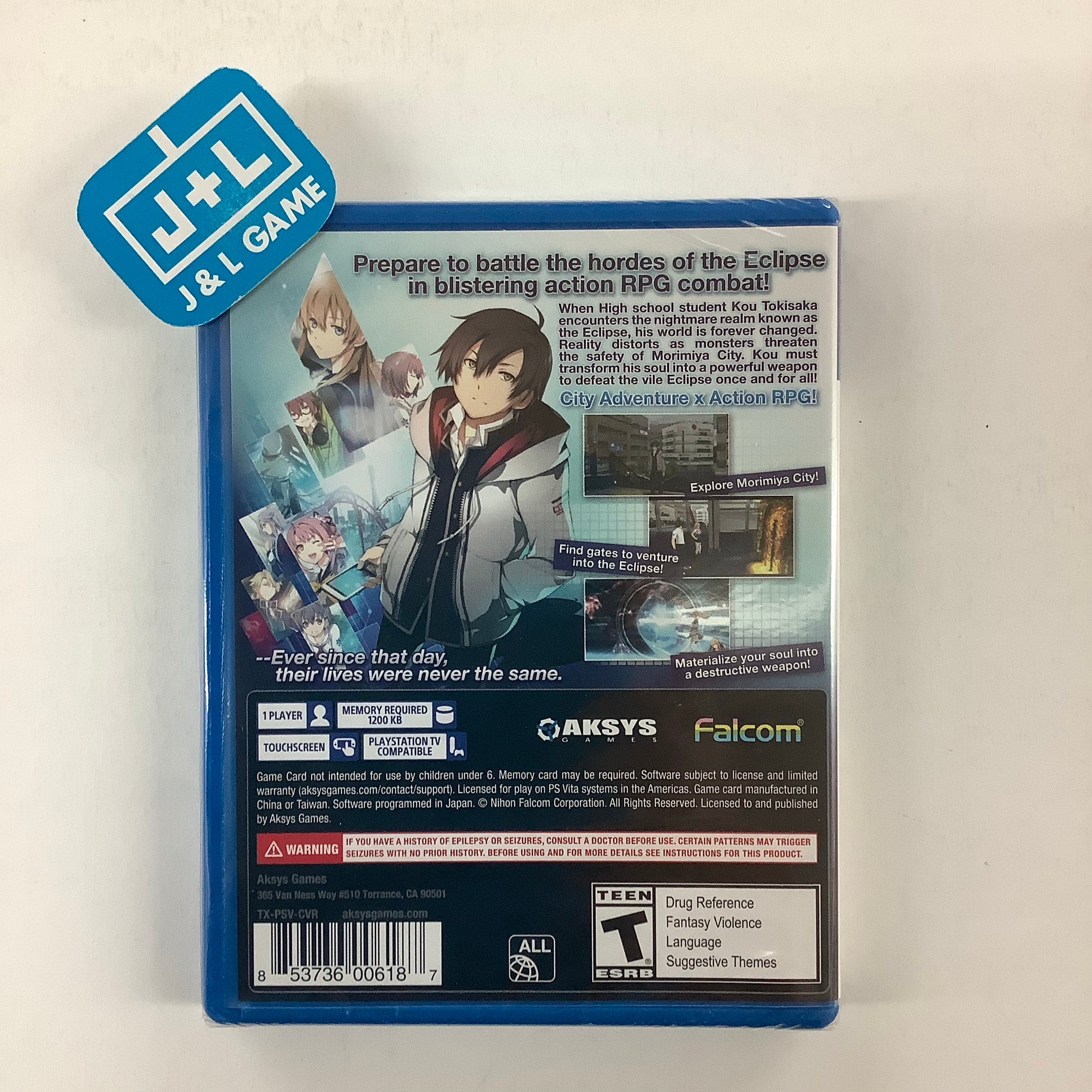 Tokyo Xanadu (Limited Edition) - PlayStation Vita [Pre-Owned] Video Games Aksys Games   