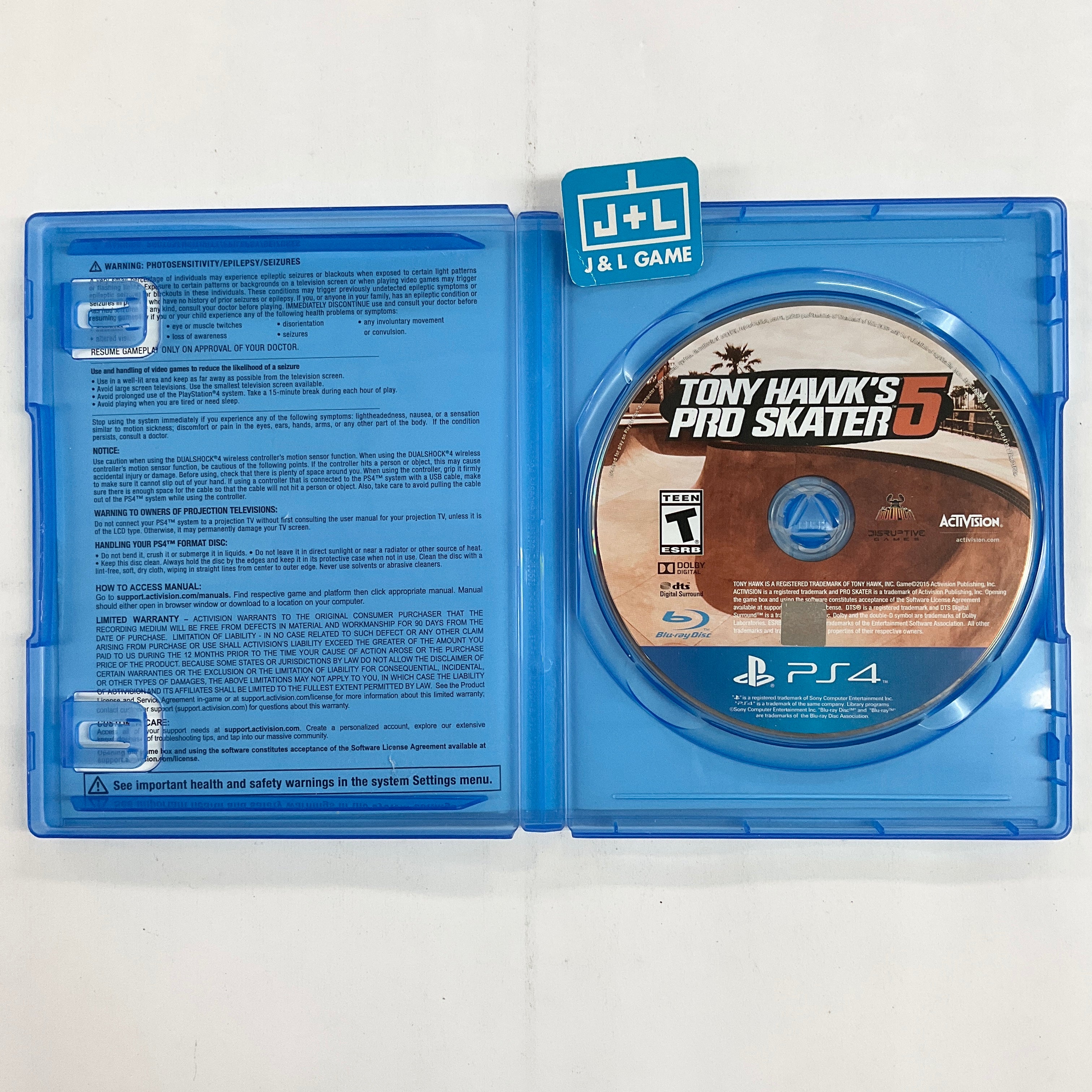 Tony Hawk's Pro Skater 5 - (PS4) PlayStation 4 [Pre-Owned] Video Games Activision   