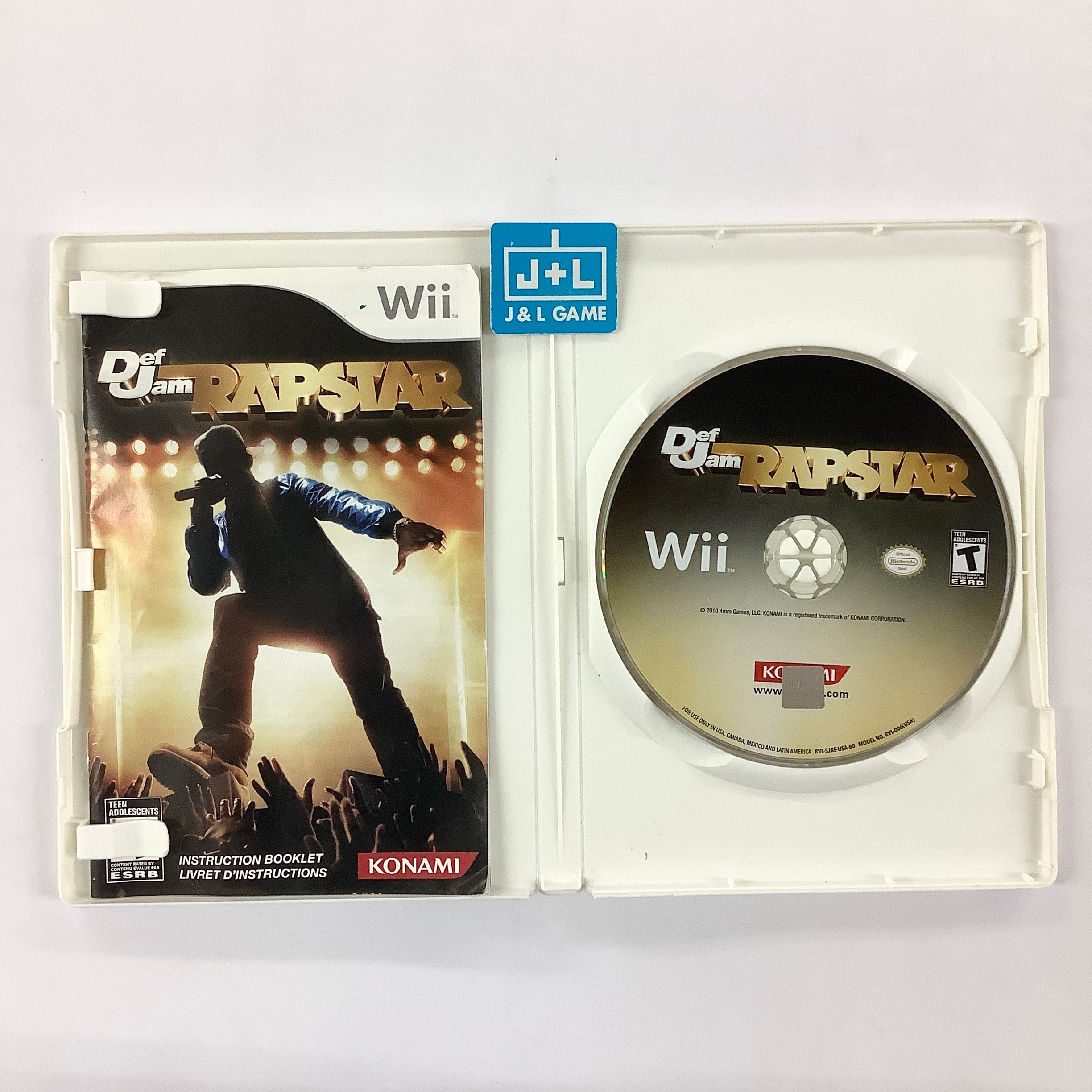 Def Jam Rapstar - Nintendo Wii [Pre-Owned] Video Games Konami   