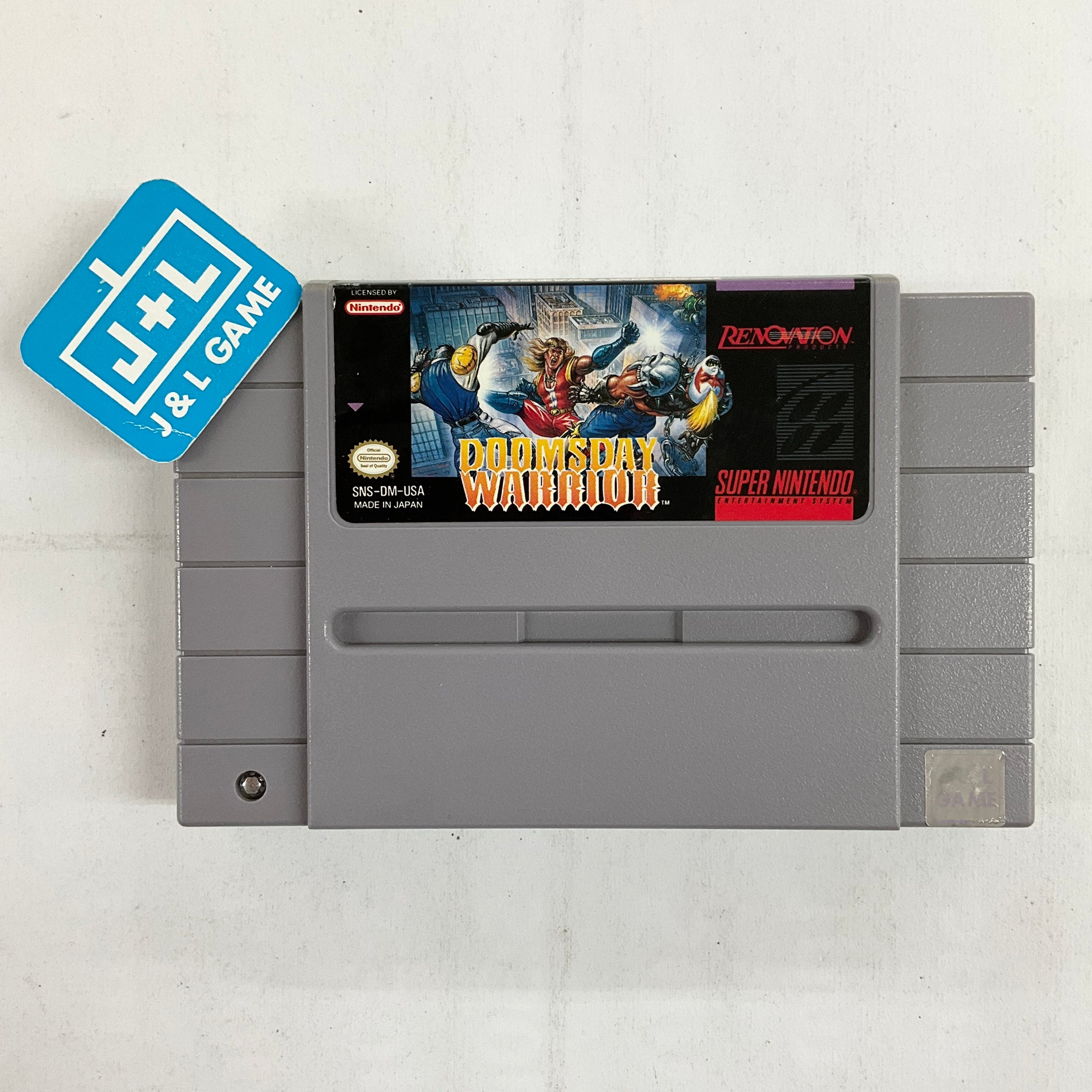 Doomsday Warrior - (SNES) Super Nintendo [Pre-Owned] Video Games Renovation   