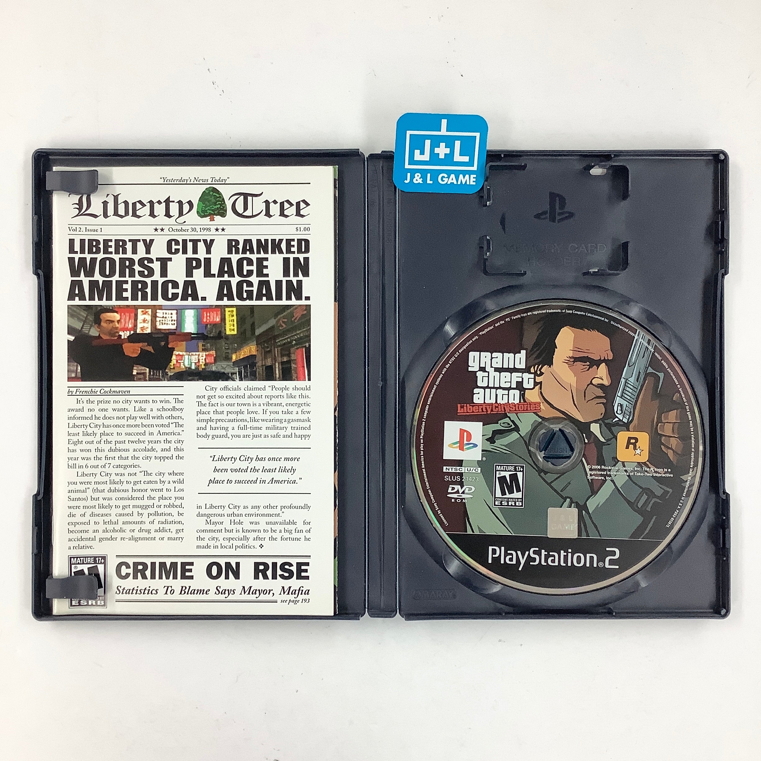 Grand Theft Auto: Liberty City Stories - (PS2) PlayStation 2 [Pre-Owned] Video Games Rockstar Games   