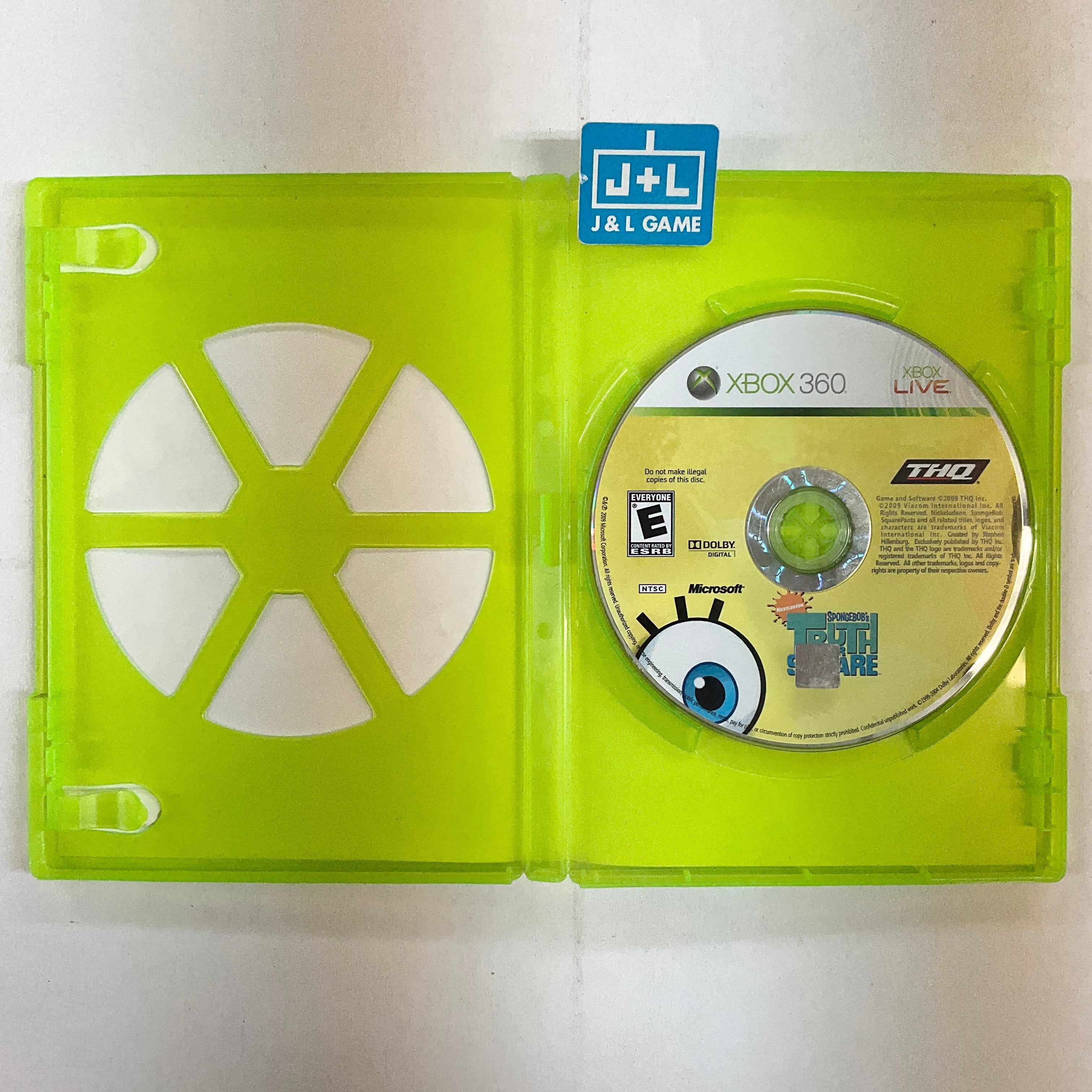 Spongebob's Truth or Square - Xbox 360 [Pre-Owned] Video Games THQ   