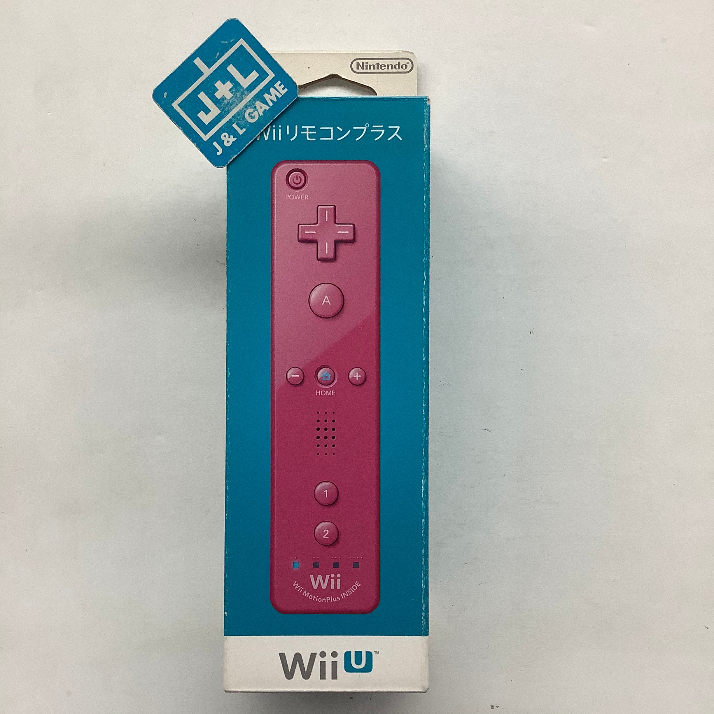 Nintendo Wii U Remote Controller Plus (Pink) - Nintendo Wii U (Japanese Import) Accessories Nintendo   