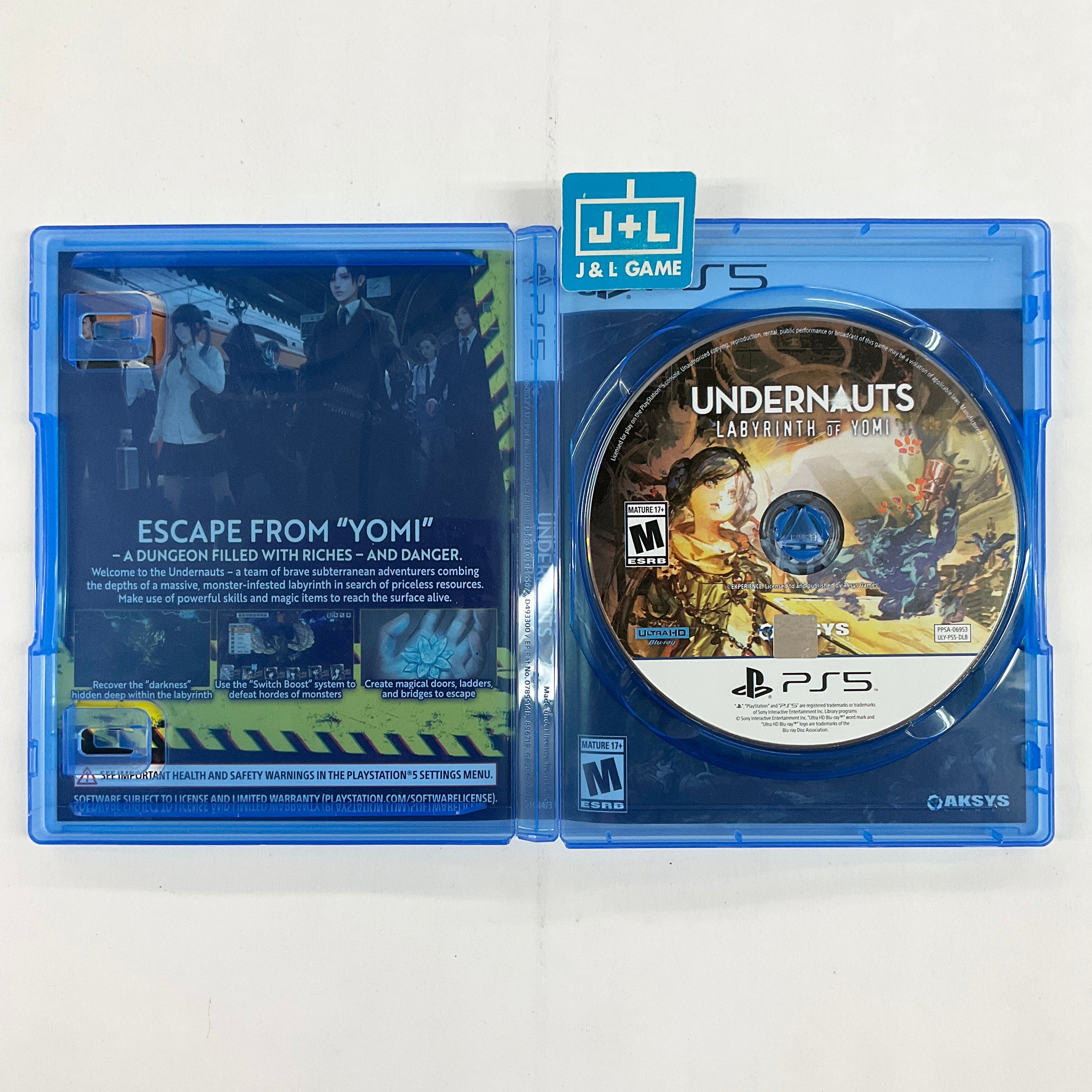 Undernauts: Labyrinth of Yomi - (PS5) PlayStation 5 [UNBOXING] Video Games Aksys   