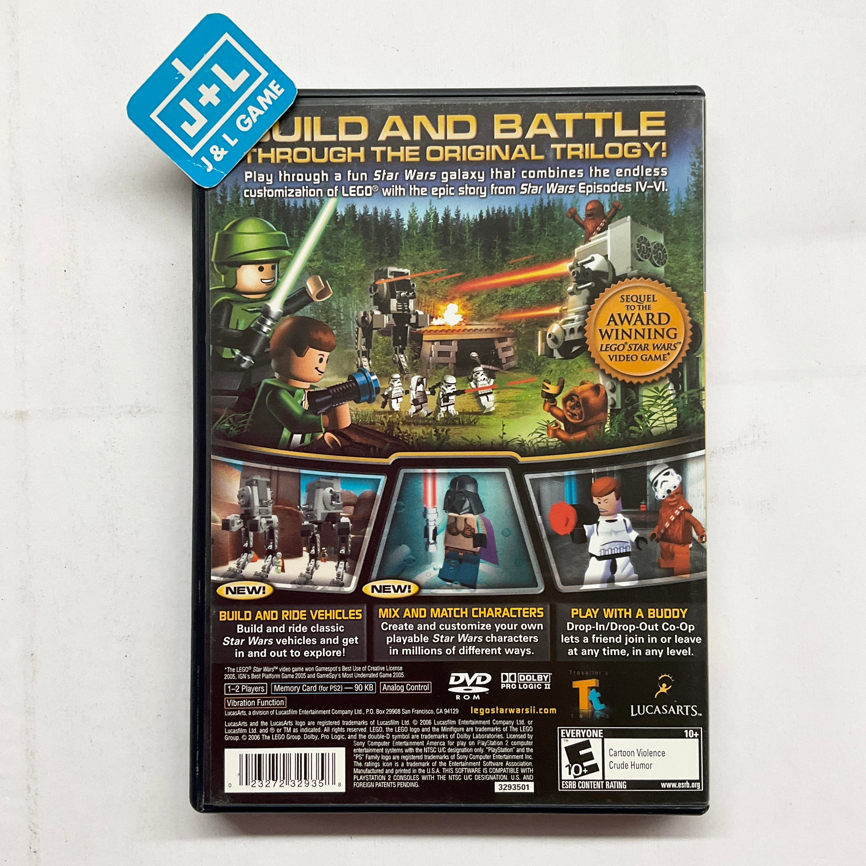 LEGO Star Wars II: The Original Trilogy - (PS2) PlayStation 2 [Pre-Owned] Video Games LucasArts   