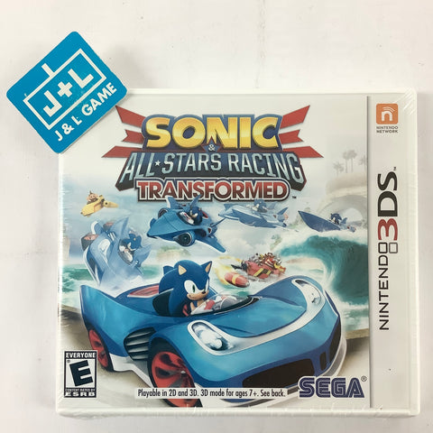 Sonic & All-Stars Racing Transformed - Nintendo 3DS Video Games Sega   