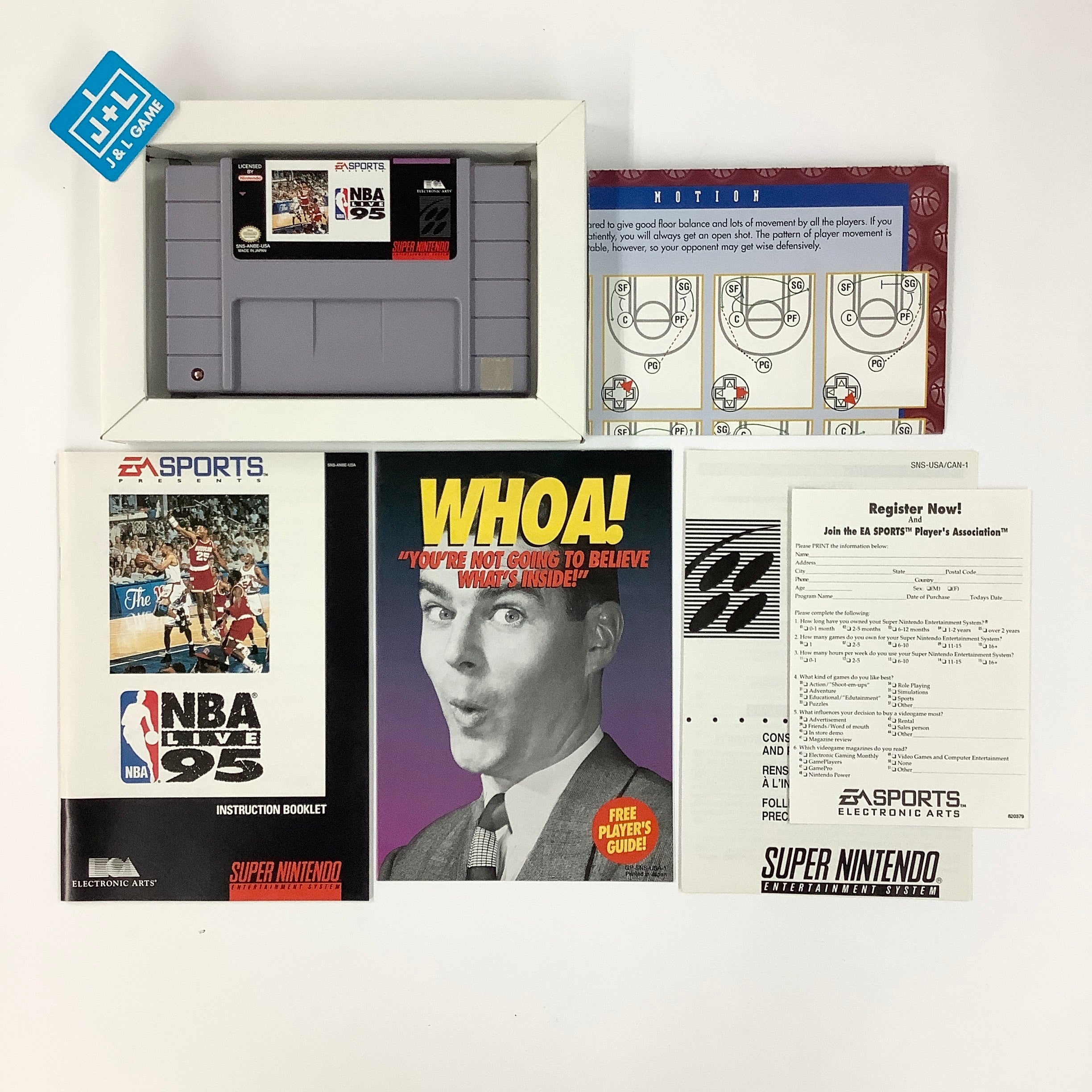 NBA Live 95 - (SNES) Super Nintendo [Pre-Owned] Video Games EA Sports   