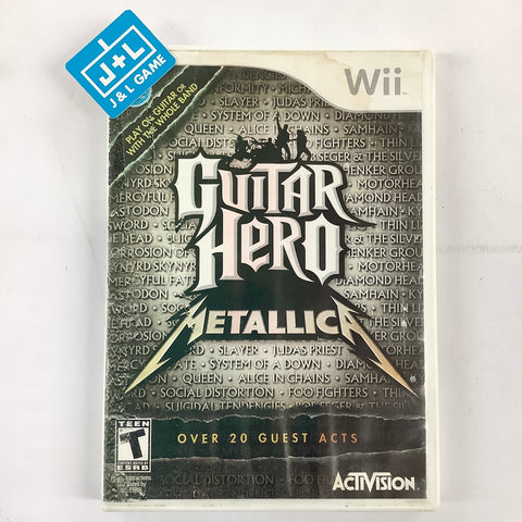 Guitar Hero: Metallica - Nintendo Wii [Pre-Owned] Video Games Activision   