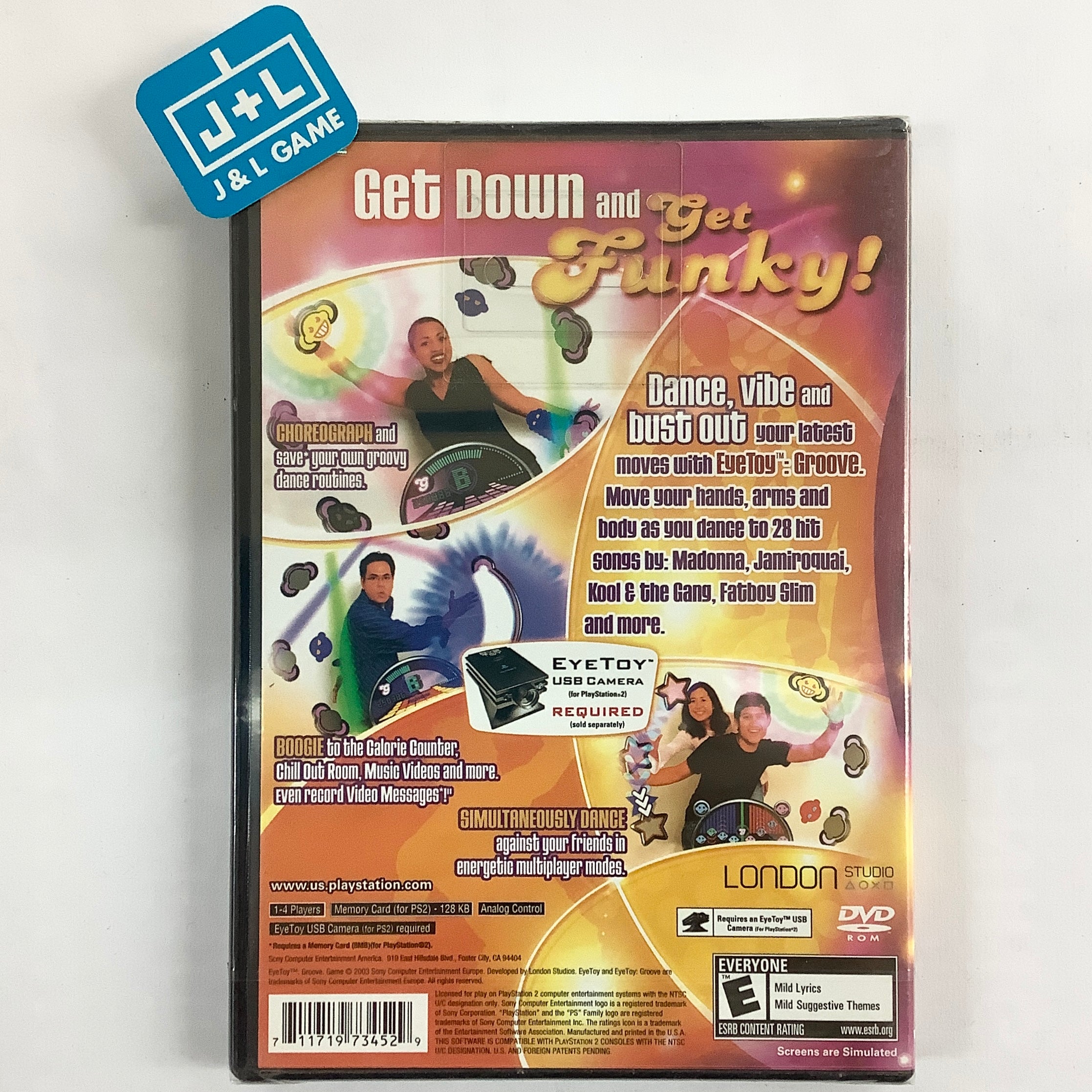 Eyetoy Groove - (PS2) PlayStation 2 Video Games SCEA   