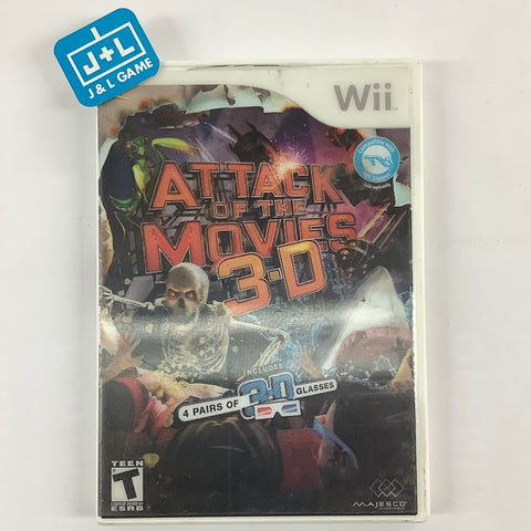 Attack of the Movies 3D - Nintendo Wii [Pre-Owned] Video Games Majesco   