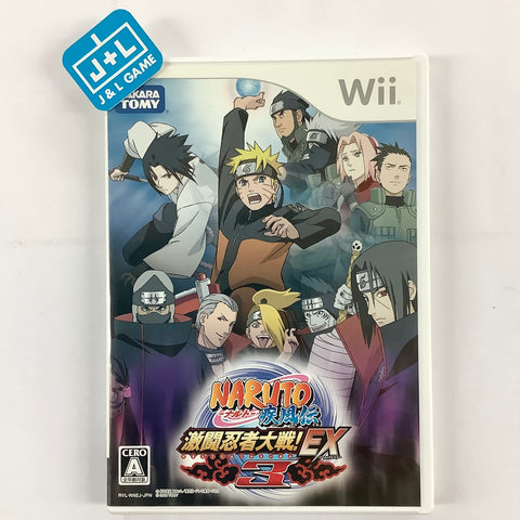 Naruto Shippuden: Gekitou Ninja Taisen EX3 - Nintendo Wii [Pre-Owned] (Japanese Import) Video Games Takara Tomy   