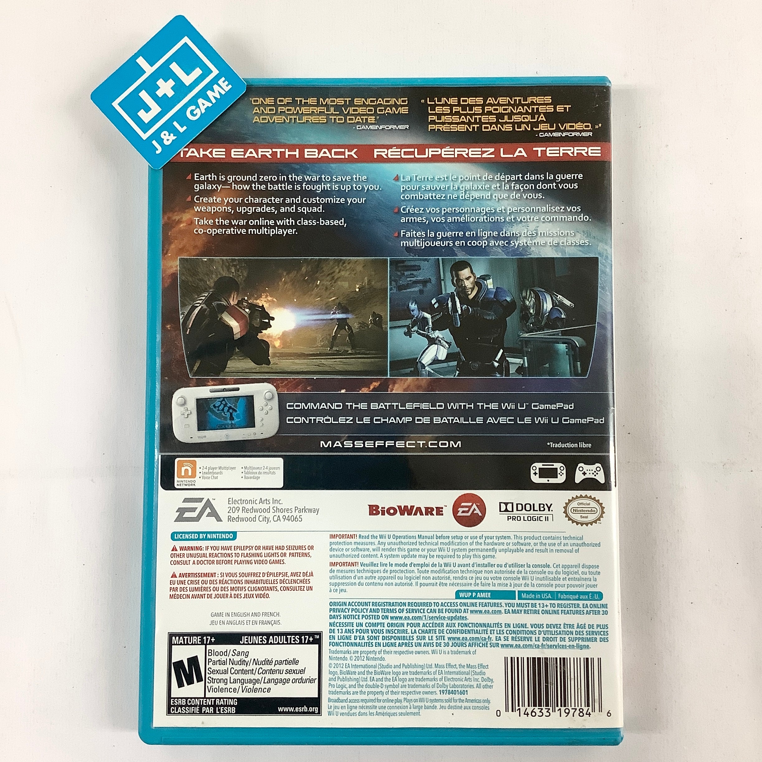 Mass Effect 3: Special Edition - Nintendo Wii U [Pre-Owned] Video Games Electronic Arts   
