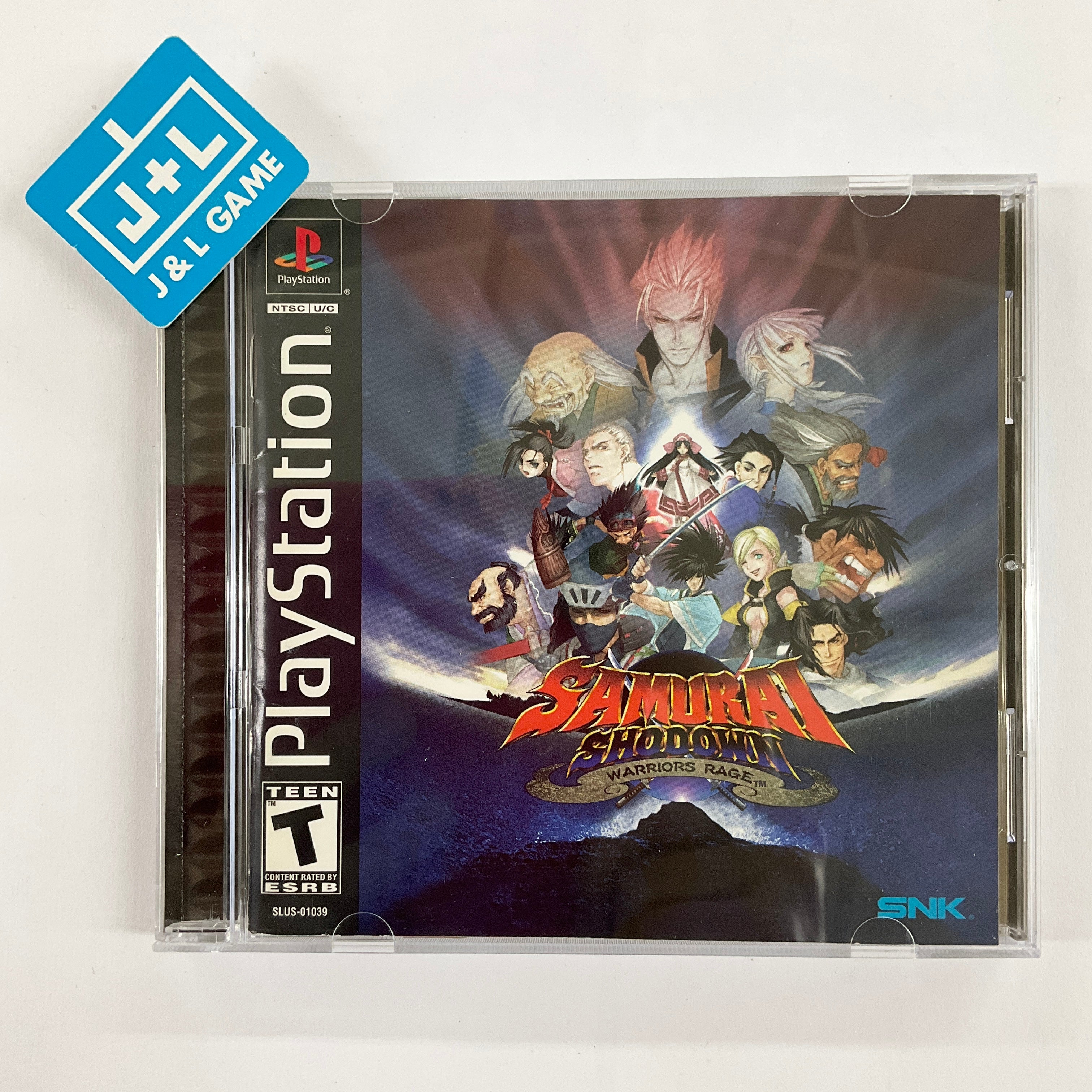 Samurai Shodown Warriors Rage PS1 PlayStation 1 Pre Owned