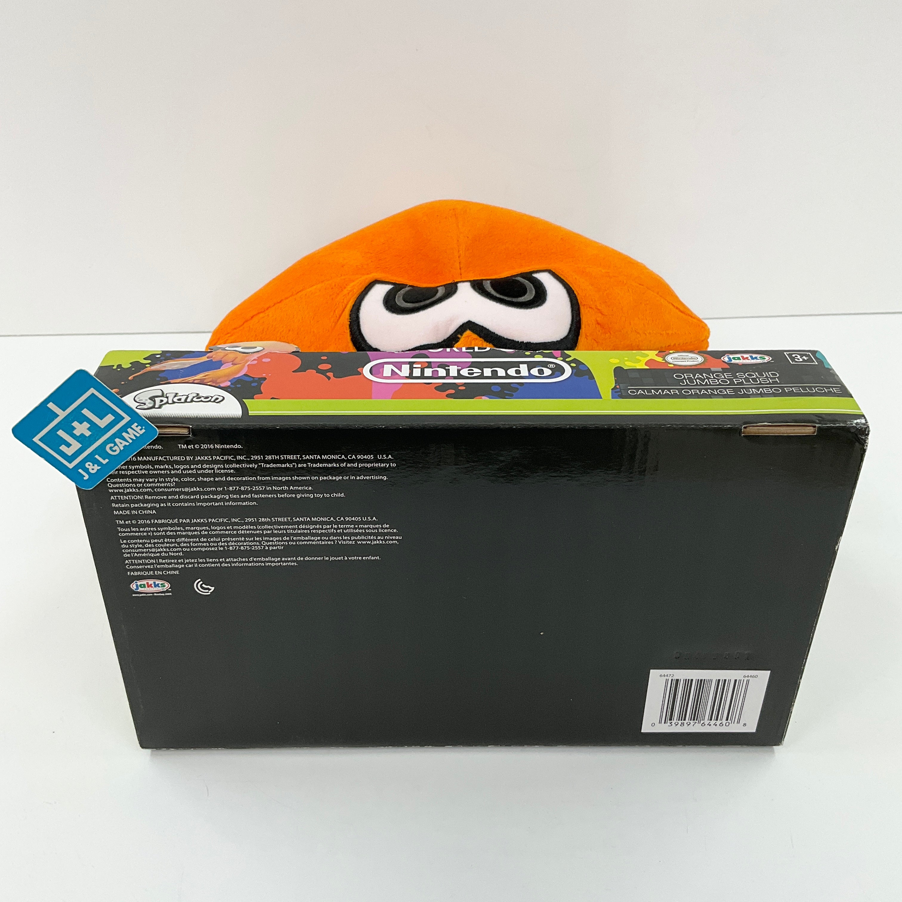 World of Nintendo Jumbo Plush Orange Splatoon Squid - Toys Toy World of Nintendo   