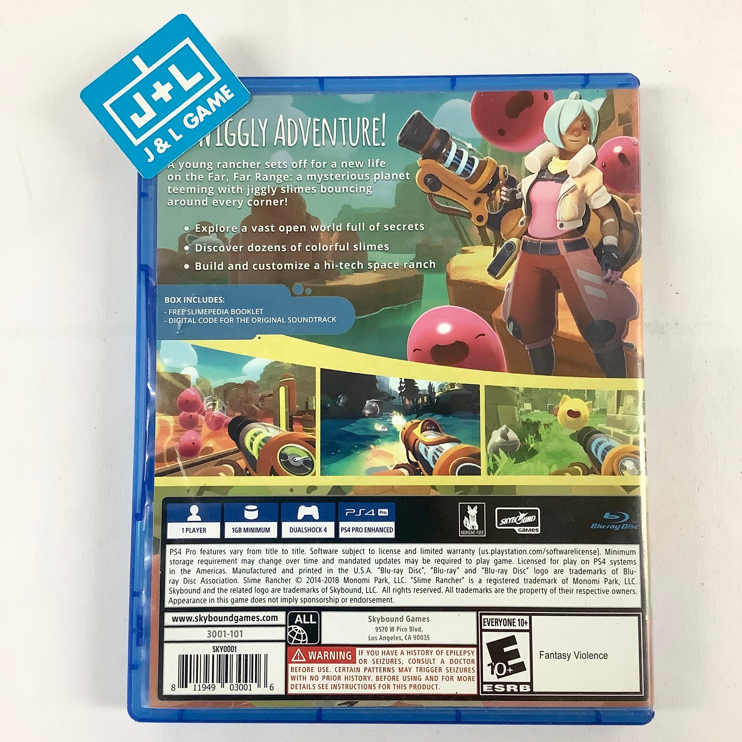 Slime Rancher - (PS4) PlayStation 4 [Pre-Owned] Video Games Skybound Games   