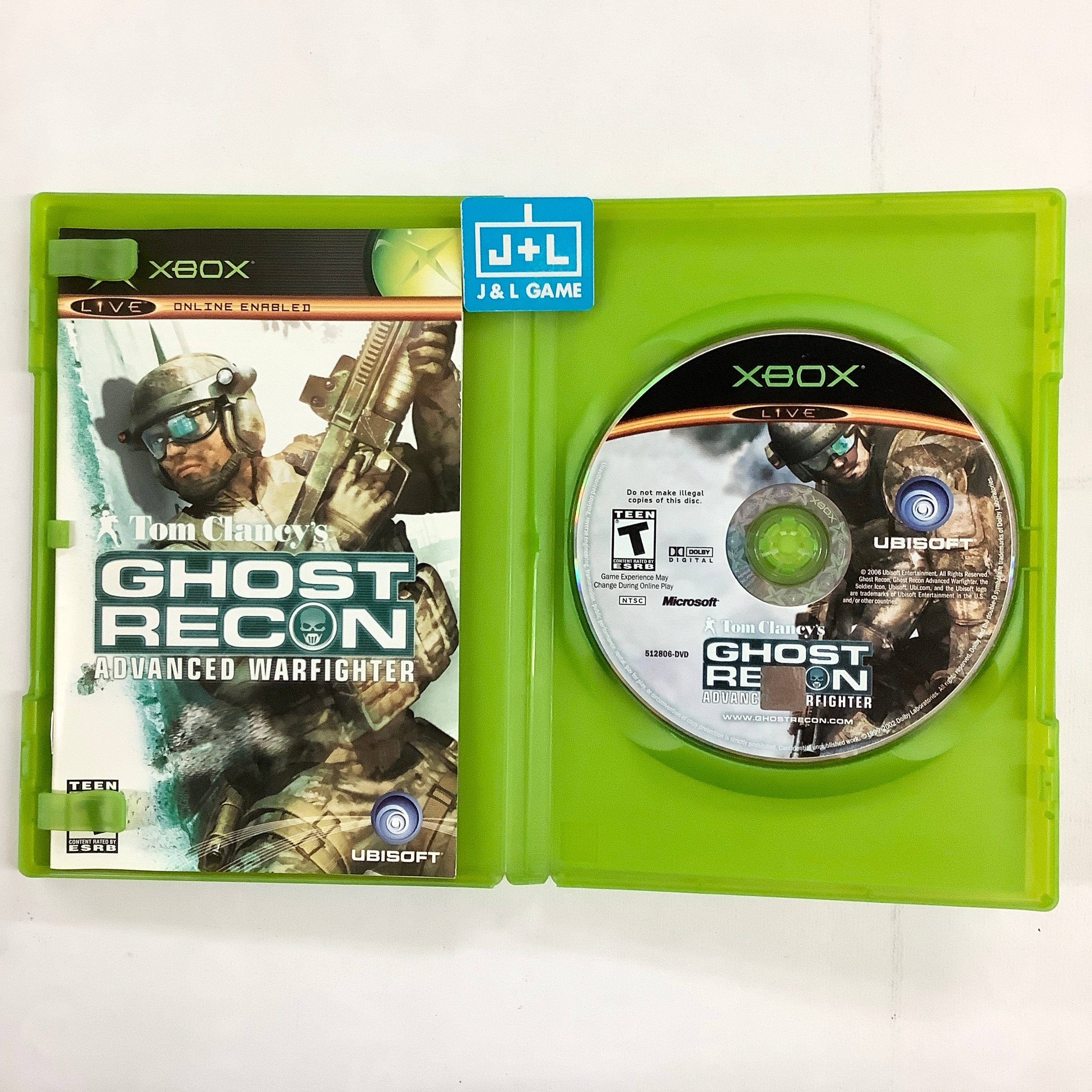 Tom Clancy's Ghost Recon Advanced Warfighter – Xbox 360 (Bon état, Instructions Incluses)