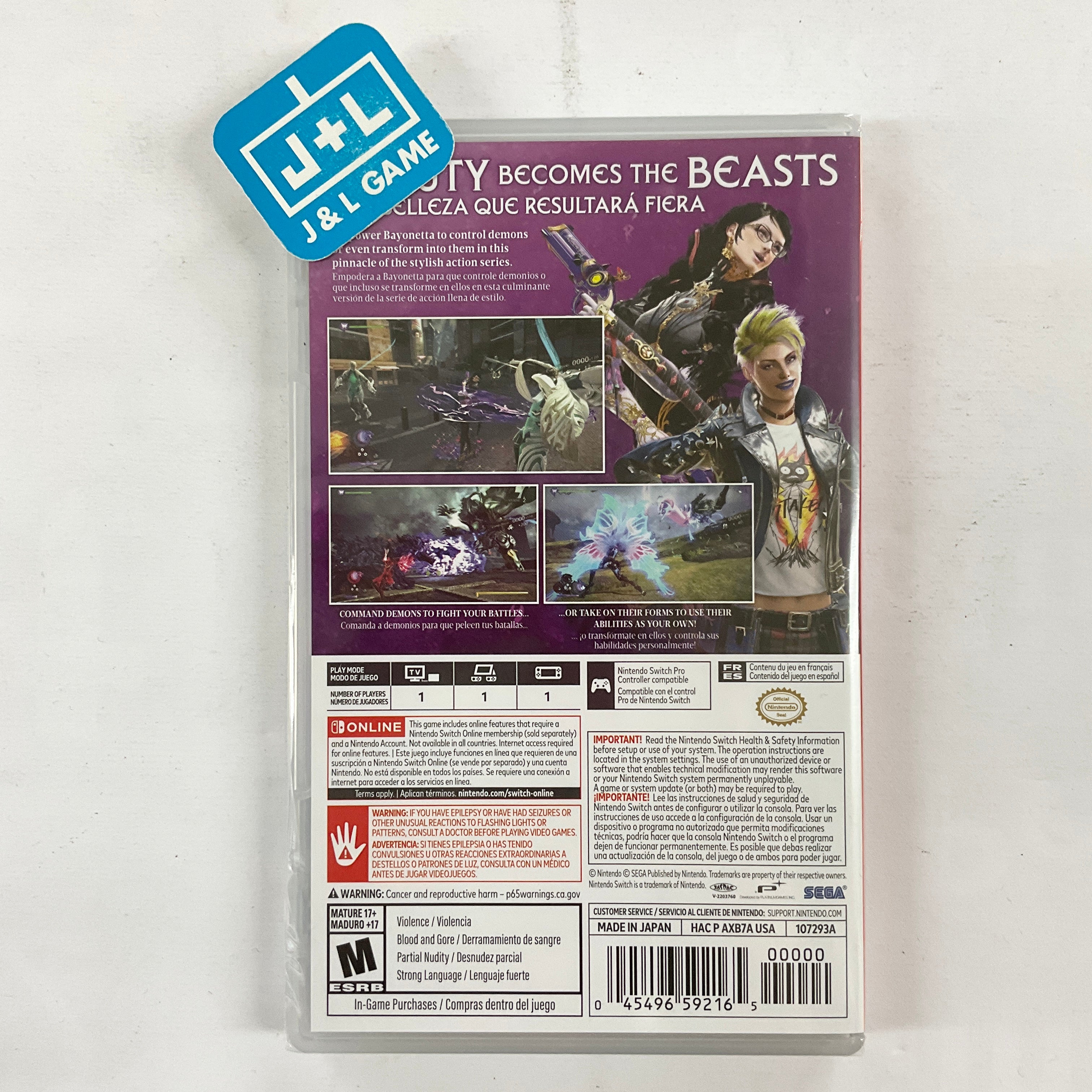 Bayonetta 3 - (NSW) Nintendo Switch Video Games Nintendo   