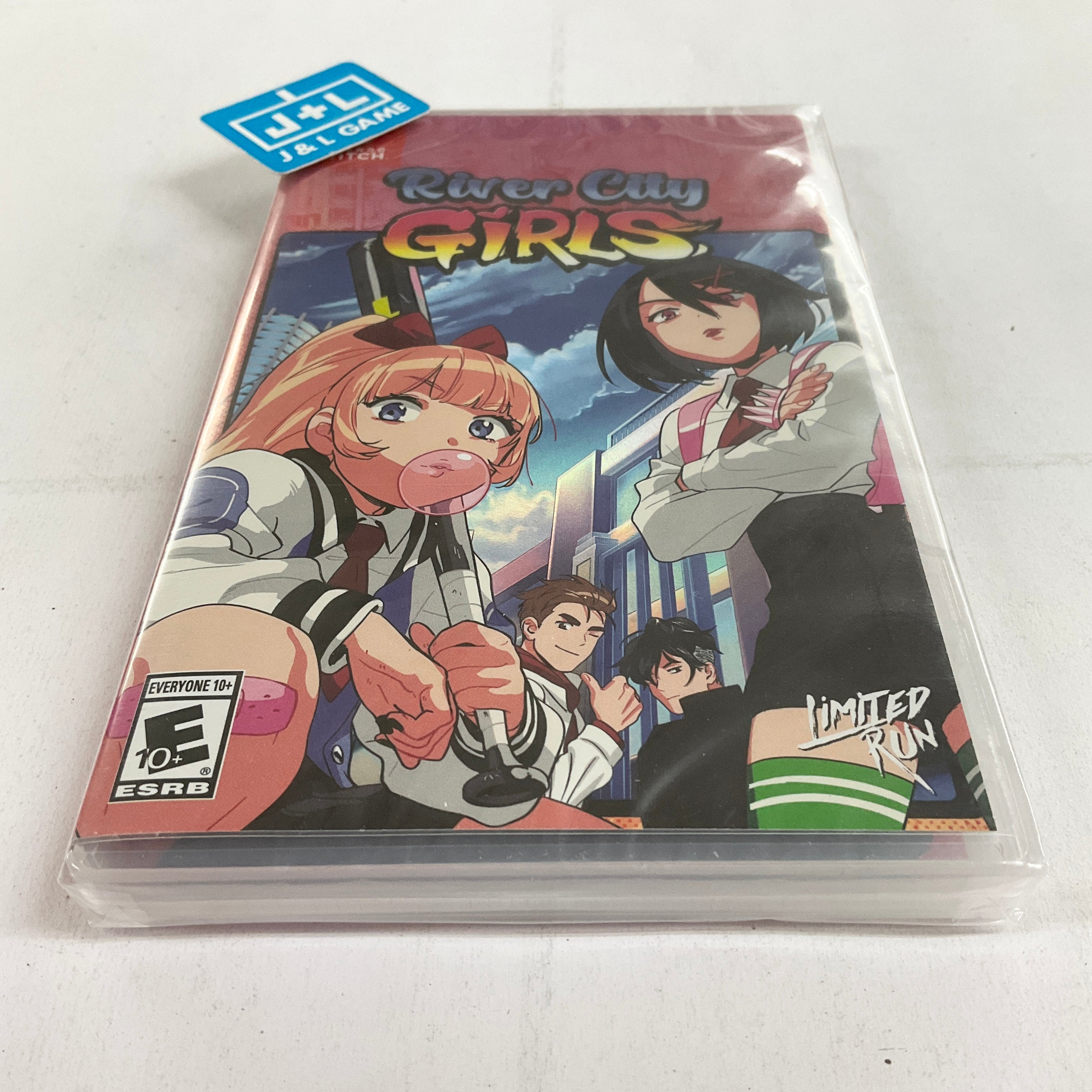 River City Girls (Limited Run #045 Limited Foil Cover Release with Music CD)- (NSW) Nintendo Switch Video Games Limited Run Games   