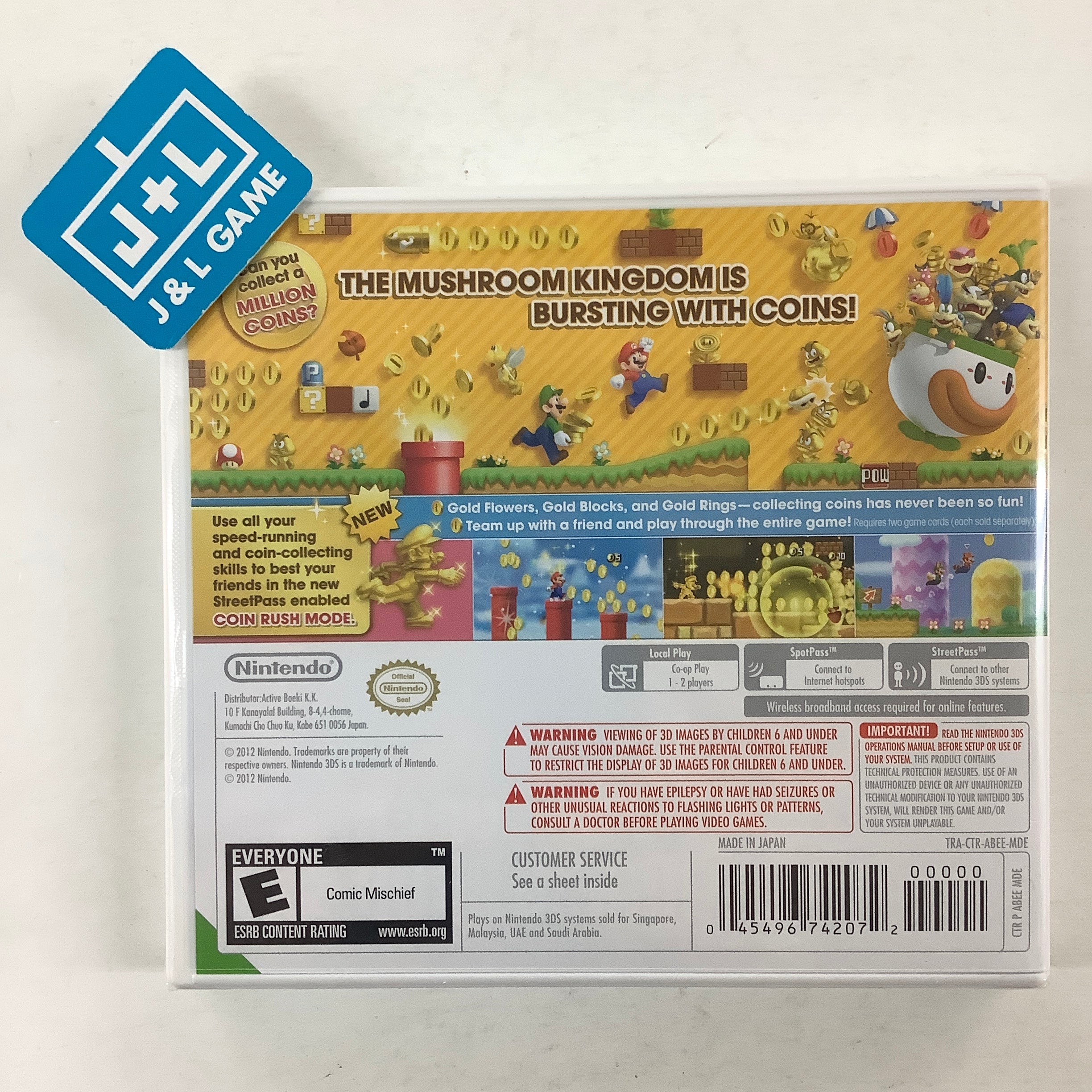 New Super Mario Bros. 2 - Nintendo 3DS (World Edition) | J&L Game