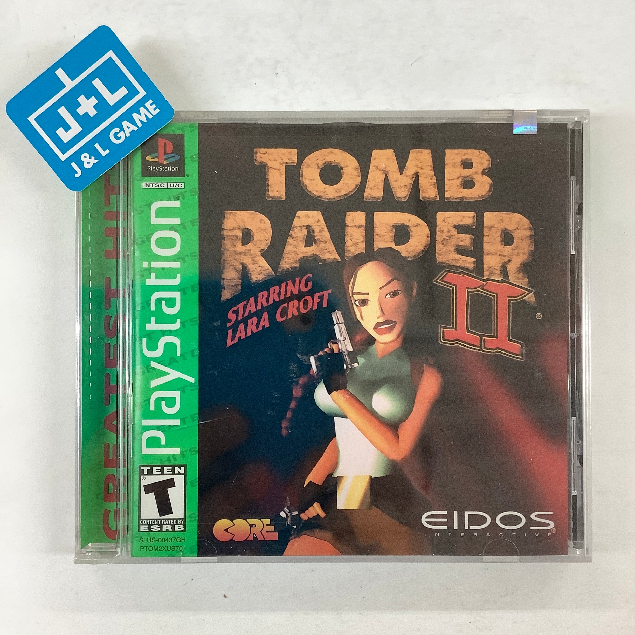Tomb Raider II (Greatest Hits) - (PS1) PlayStation 1 Video Games Eidos Interactive   