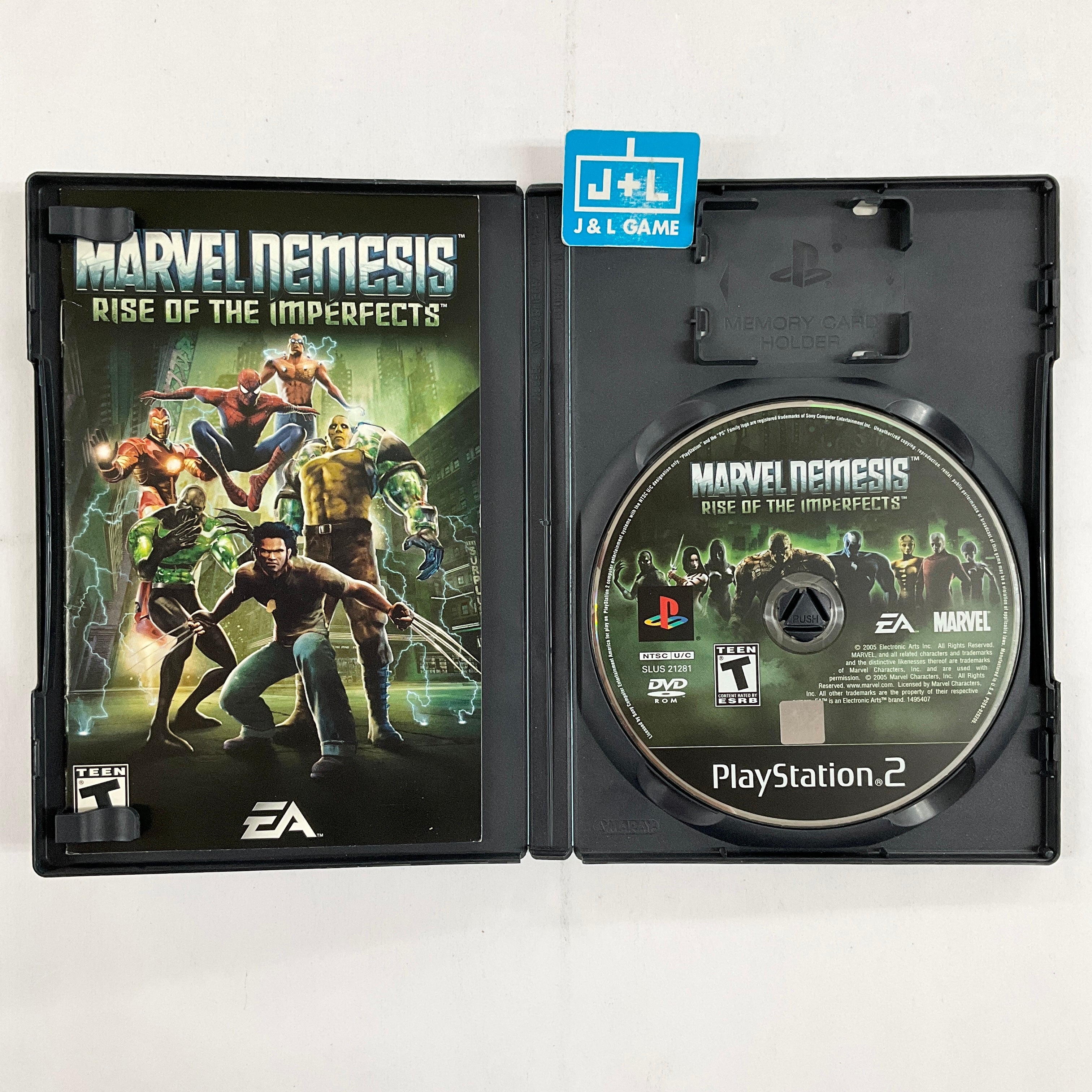Marvel Nemesis: Rise of the Imperfects - (PS2) PlayStation 2 [Pre-Owned] Video Games EA Games   