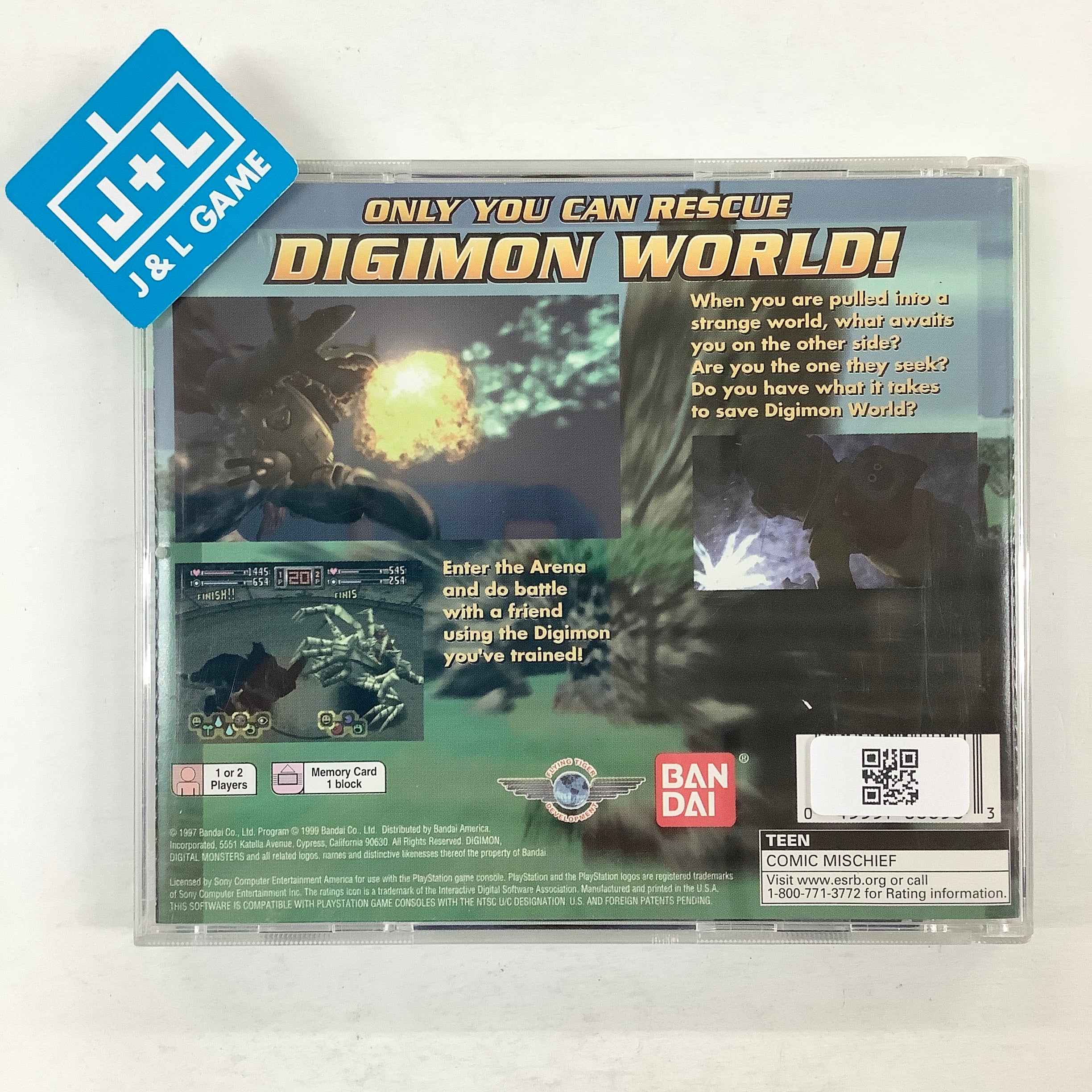 Digimon World (Greatest Hits) - (PS1) PlayStation 1 [Pre-Owned] Video Games Bandai   