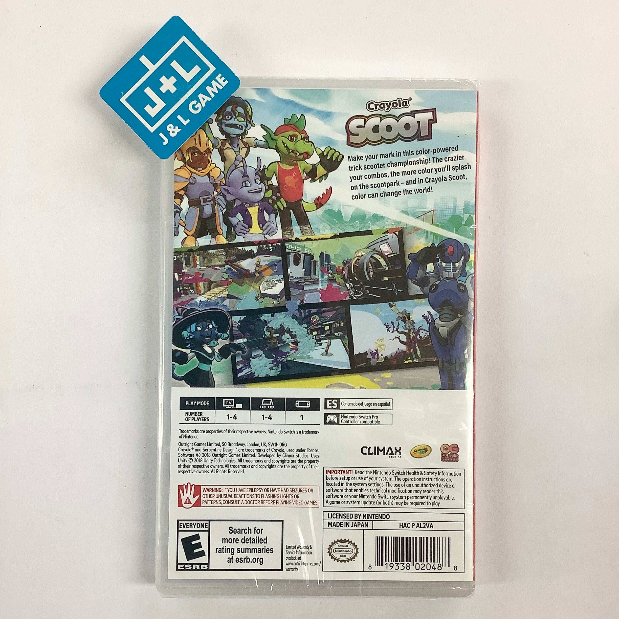 Crayola Scoot - (NSW) Nintendo Switch Video Games Outright Games   