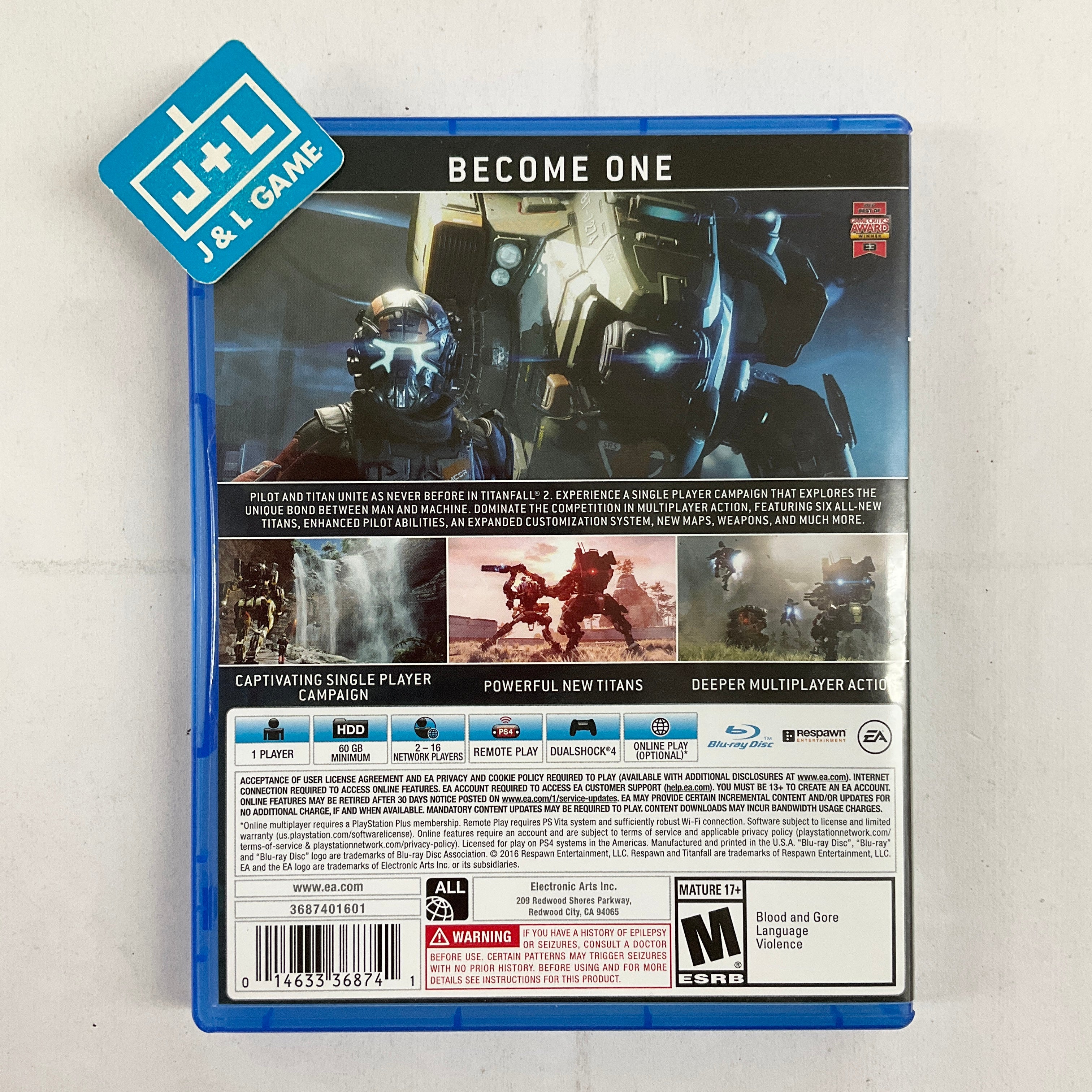 Titanfall 2 - (PS4) PlayStation 4 [Pre-Owned] Video Games Electronic Arts   